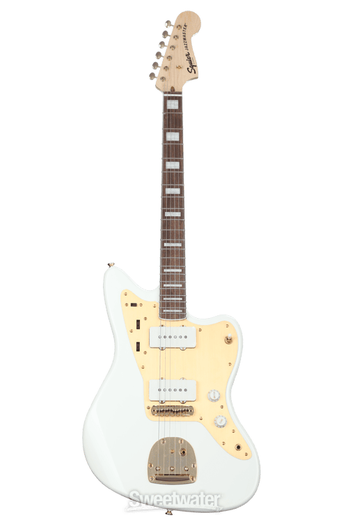 Squier 40th Anniversary Gold Edition Jazzmaster - Olympic White 