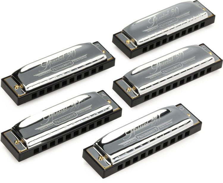 Hohner Special 20 Pro Pack 5-piece Harmonica Set