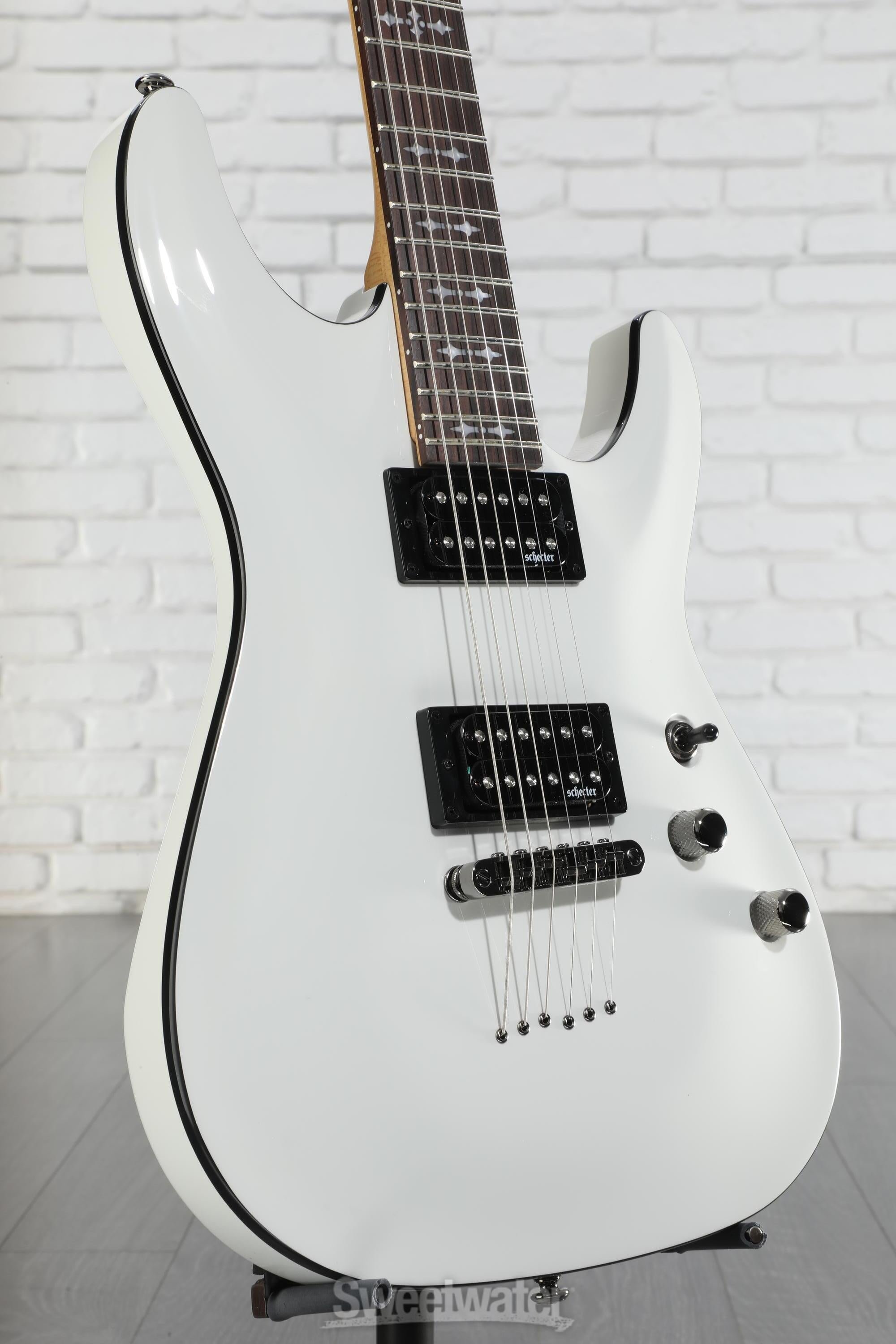 Schecter Omen-6 Electric Guitar - Gloss White | Sweetwater