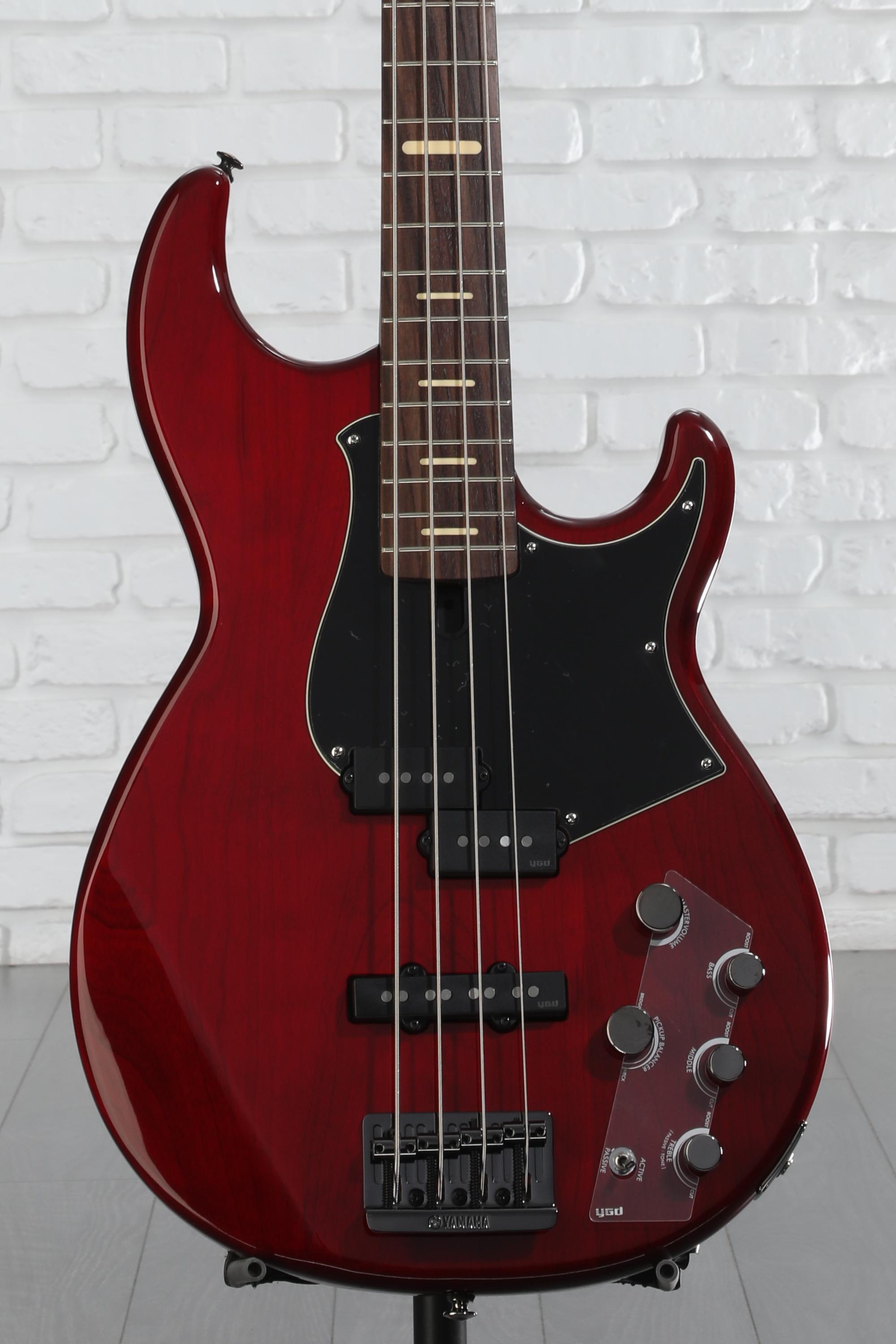 Yamaha BB734A 4-string Bass Guitar - Fired Red | Sweetwater