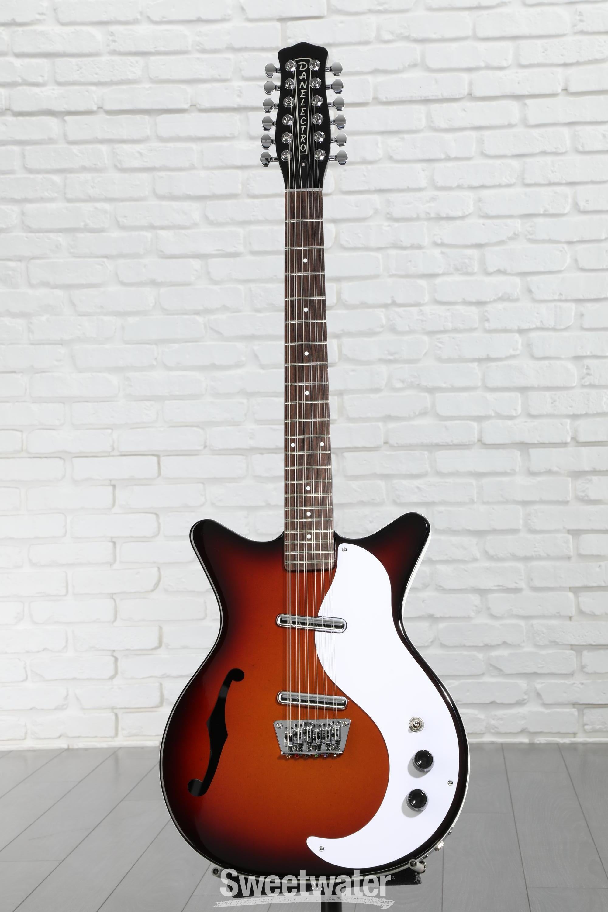 Danelectro 12-string Semi-hollowbody Electric Guitar - Cherry
