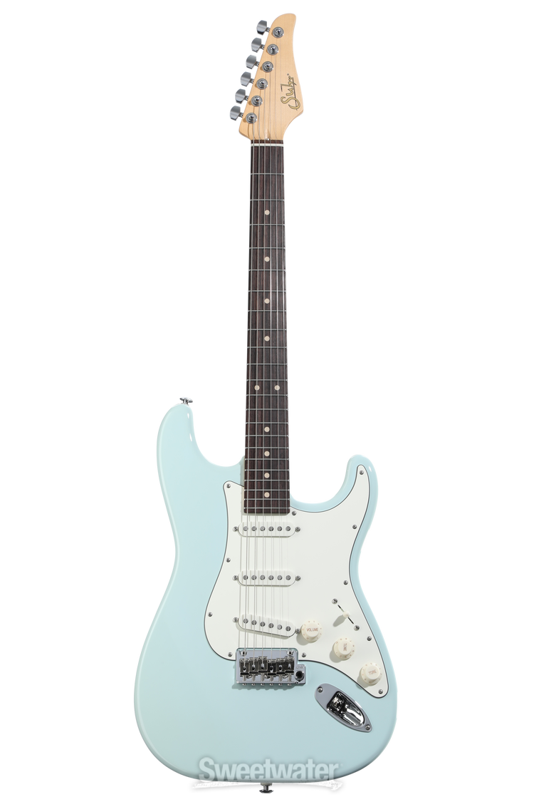 Suhr Classic S SSS Electric Guitar - Sonic Blue | Sweetwater