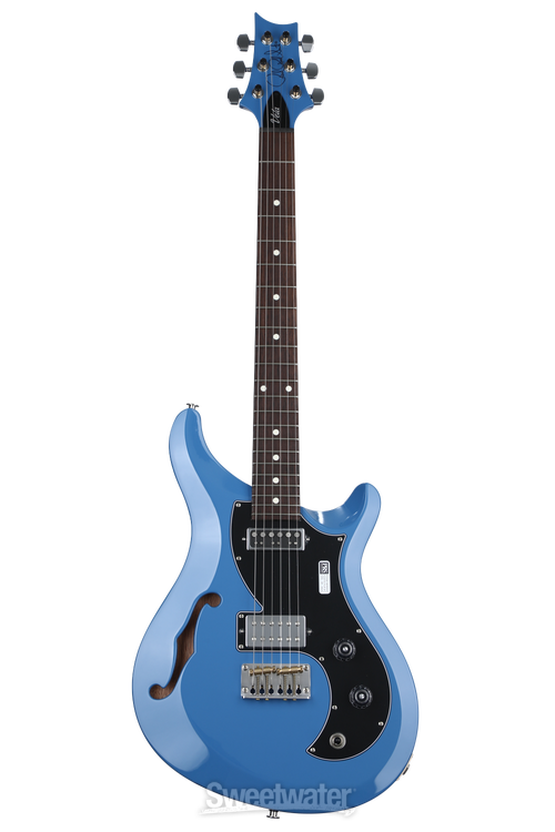 PRS S2 Vela Semi-Hollow Electric Guitar - Mahi Blue | Sweetwater