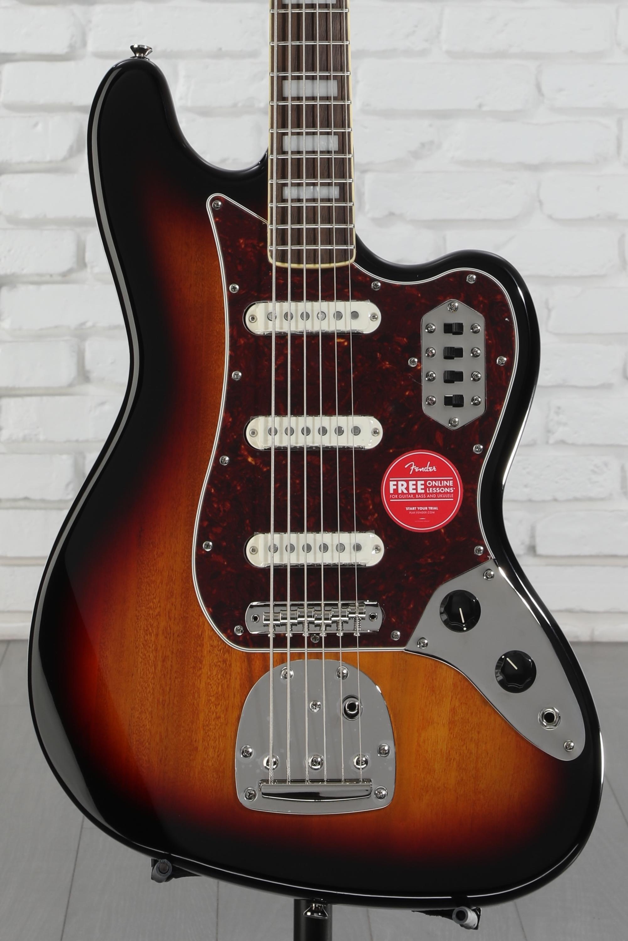 ギター Squier by Fender Classic Vibe Bass Vi Squier Classic Vibe Bass VI Antigua – Chicago Music Exchange