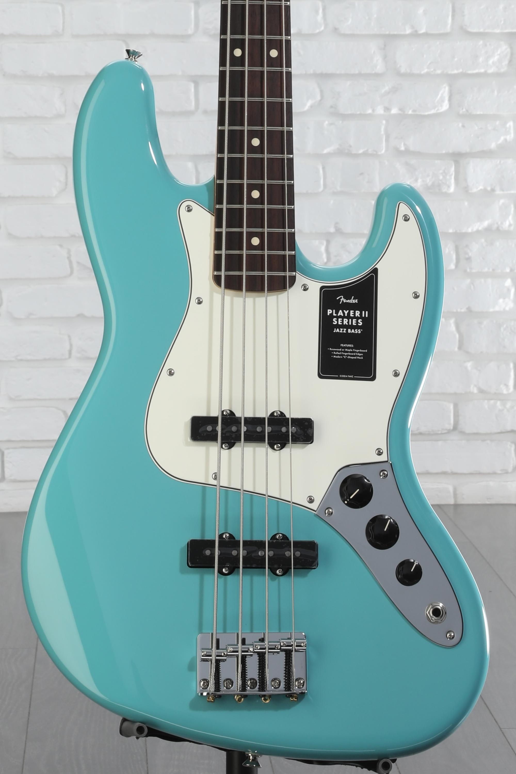 Fender Player II Jazz Bass - Aquatone Blue with Rosewood