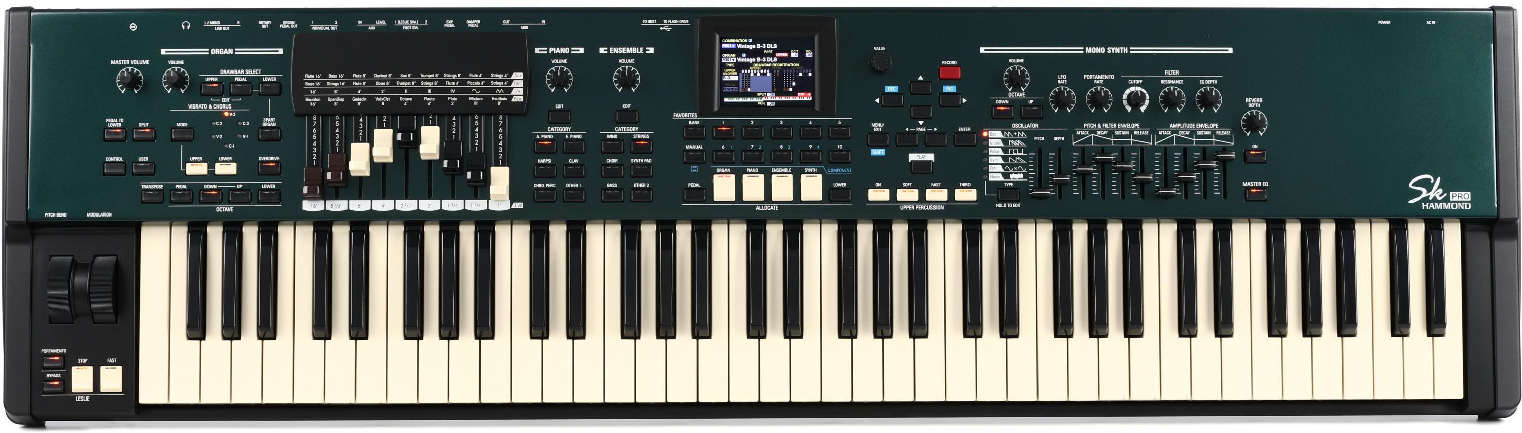 Bundled Item: Hammond SK Pro 73-key Keyboard/Organ with 4 Sound Engines