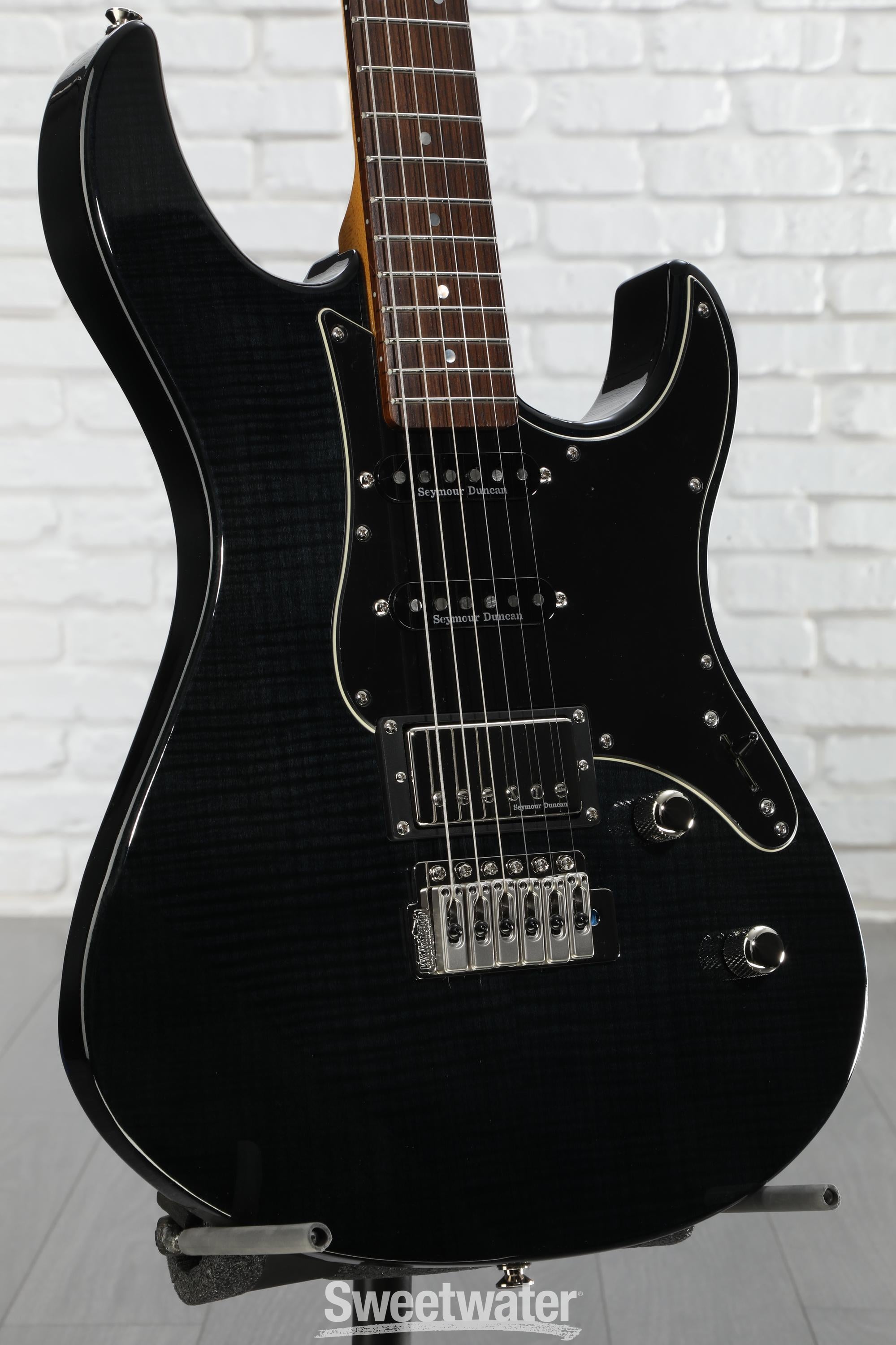 Yamaha PAC612VIIFM Pacifica Electric Guitar - Translucent Black