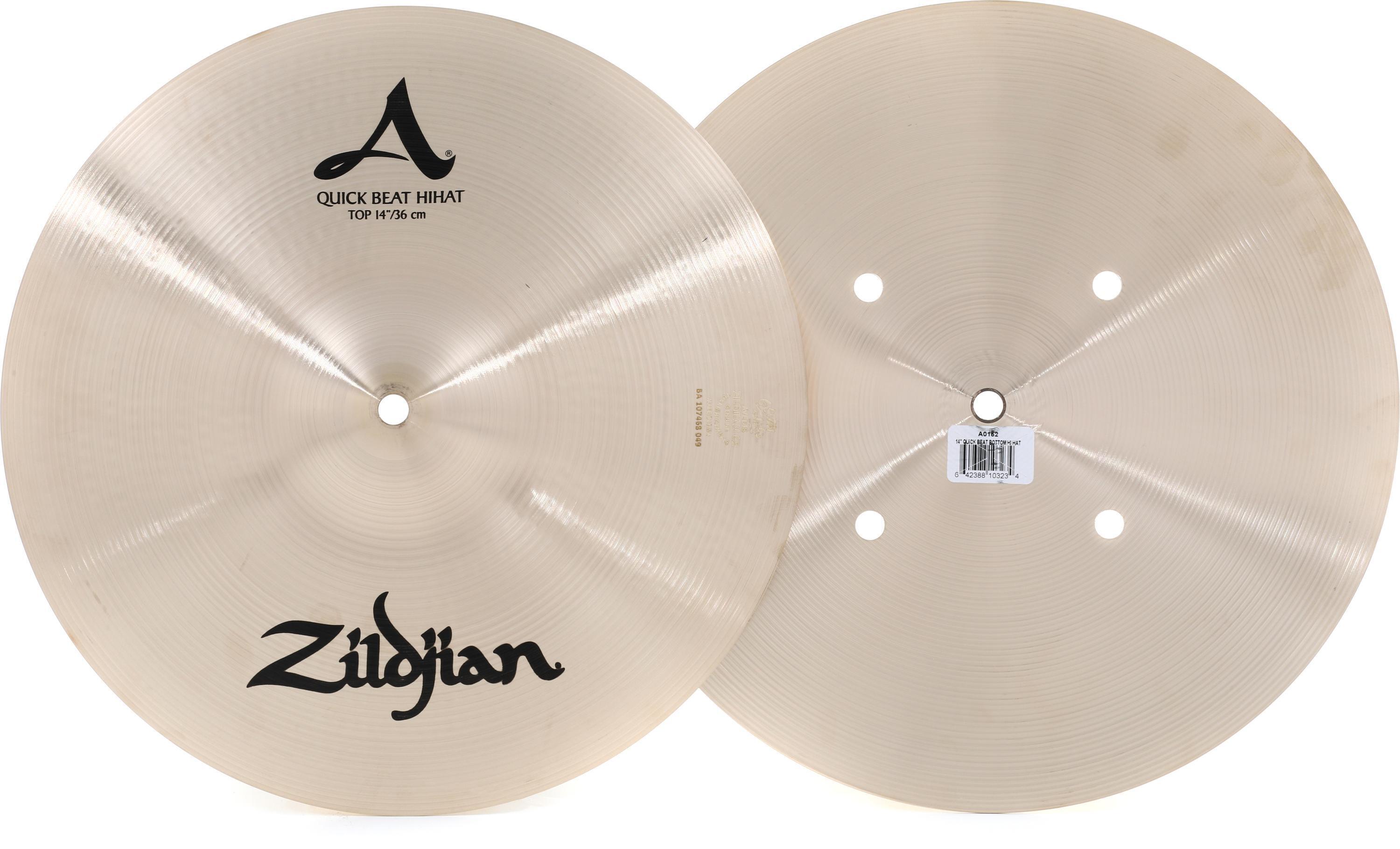 Zildjian Quick Beat 14inch Hihat Cymbals Sweetwater