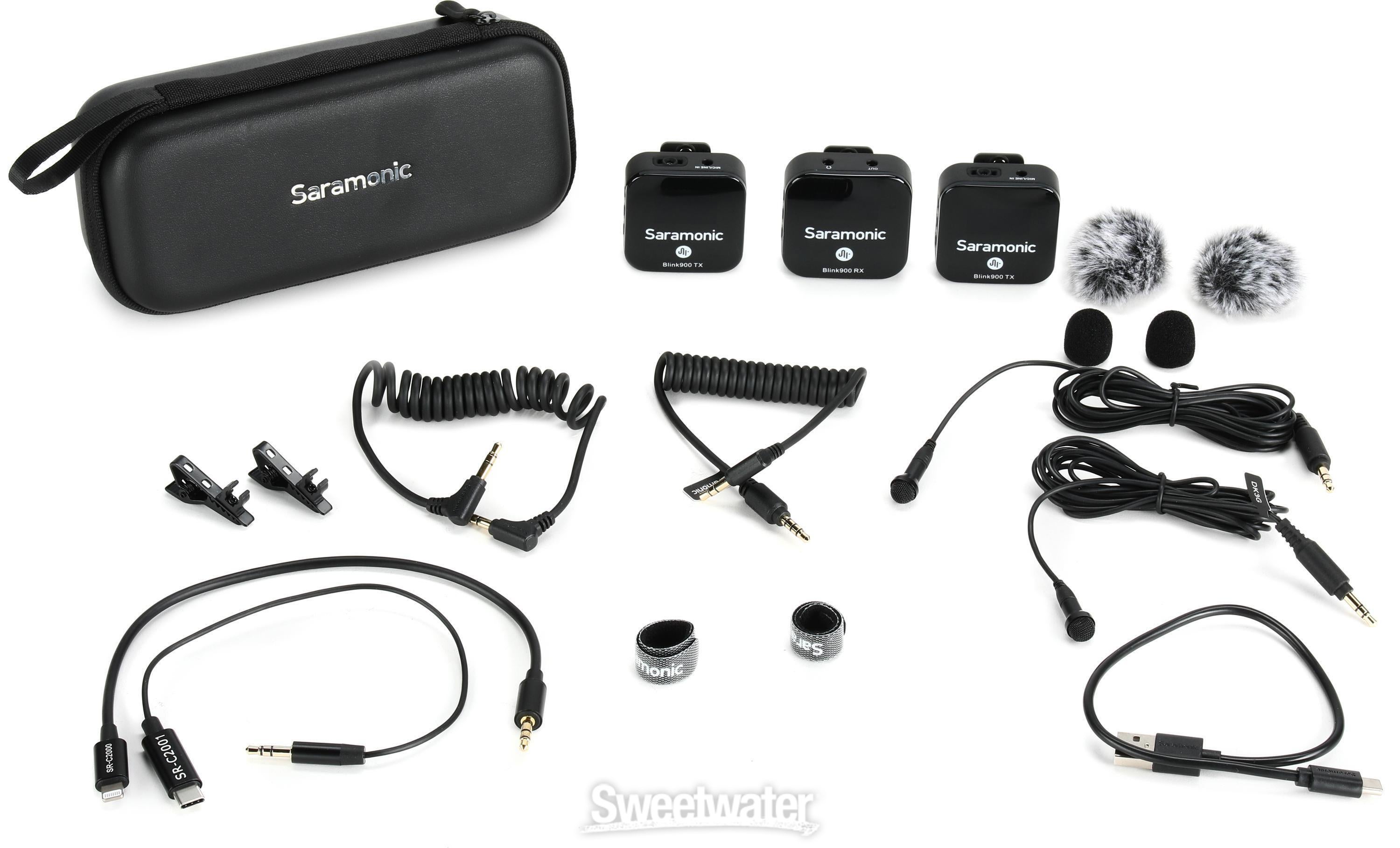 Saramonic Blink 900 B2 Wireless Dual Lavalier Microphone System 