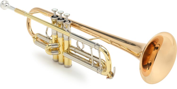 Yamaha YTR-8335II Xeno Professional Bb Trumpet - Gold Brass Bell - Clear  Lacquer