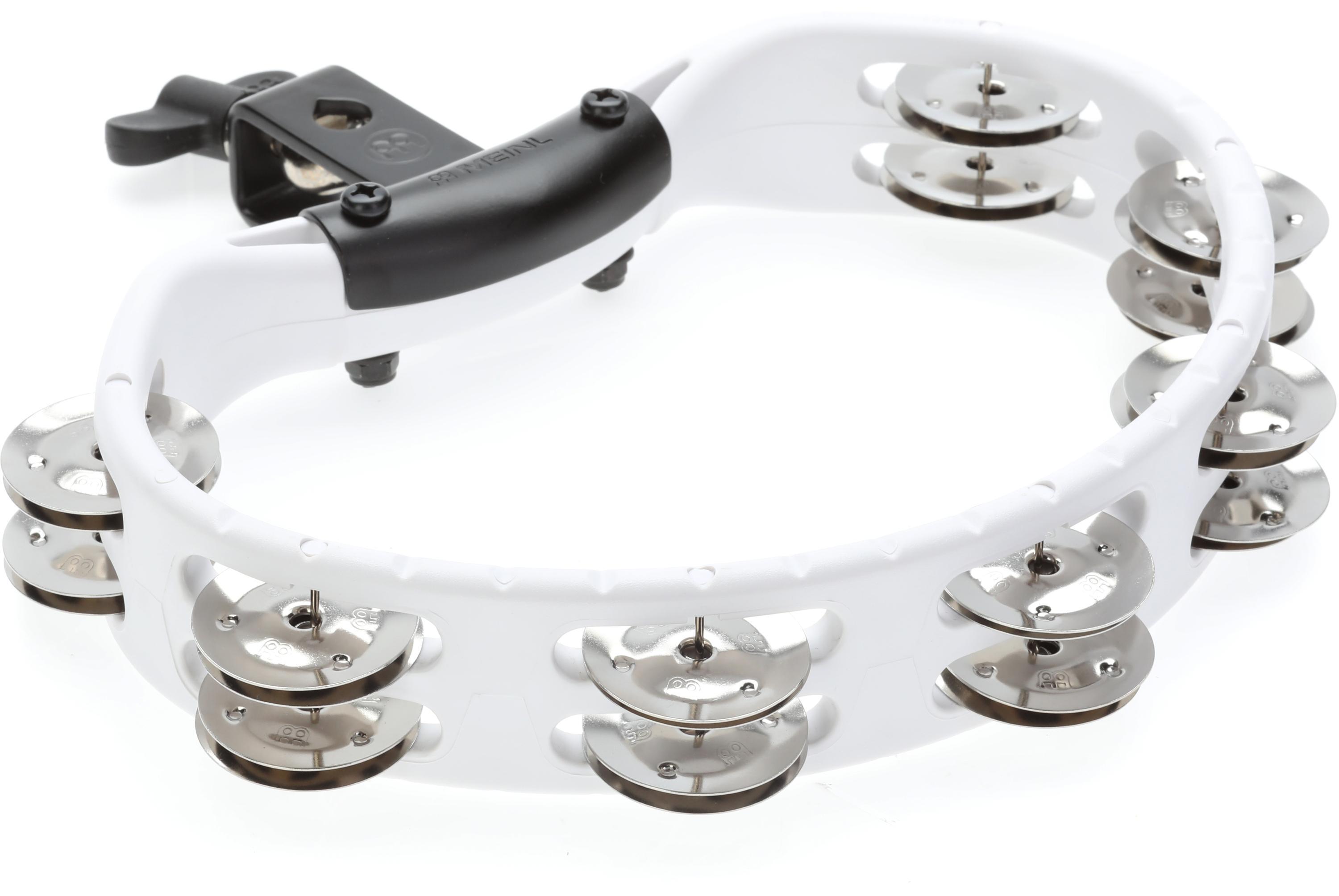 Meinl Percussion Headliner Series Mountable Tambourine - White | Sweetwater
