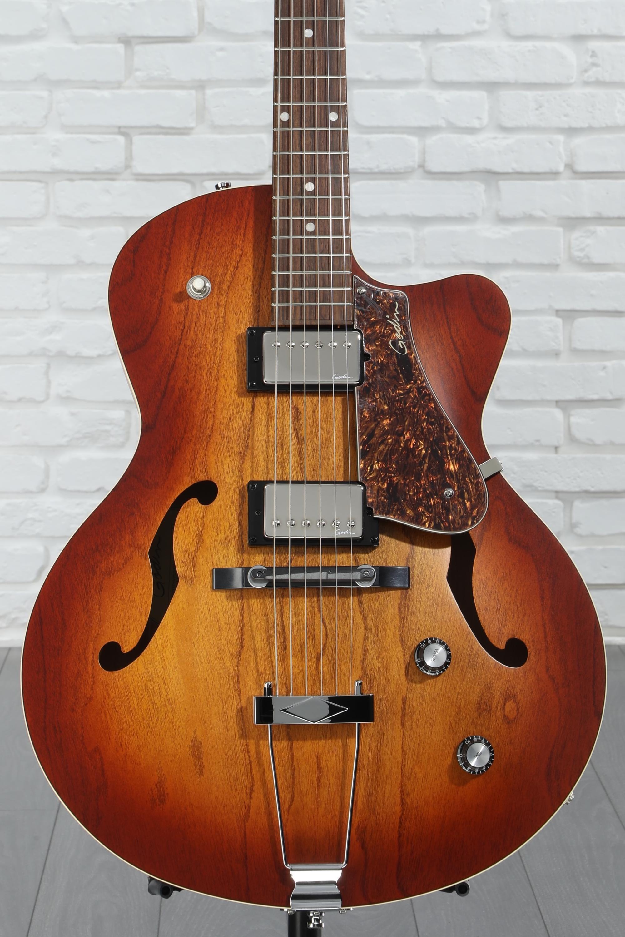 ギター Godin 5th Avenue 5th Avenue CW Kingpin II HB Cognac Burst | Godin Guitars