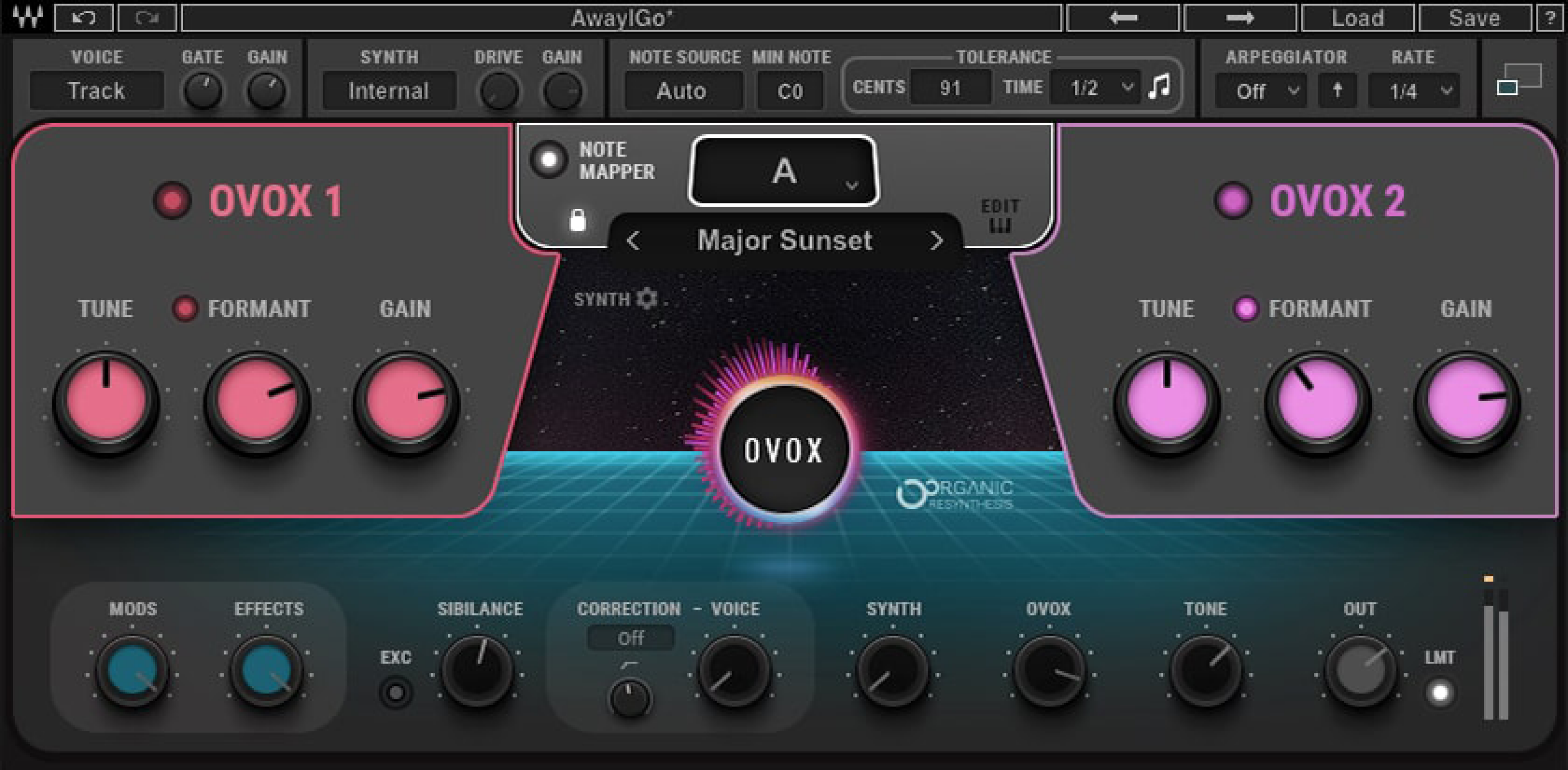 Waves OVox Vocal ReSynthesis Plug-in