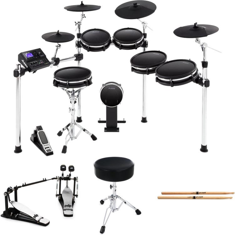 Real Wood Electronic Drum Kit with DTX-PRO DTP8-M (Mesh Pad Set