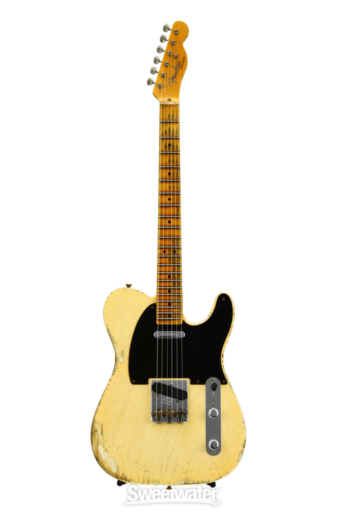 Fender Custom Shop 1951 Time Machine Heavy Relic Telecaster - Faded  Nocaster Blonde