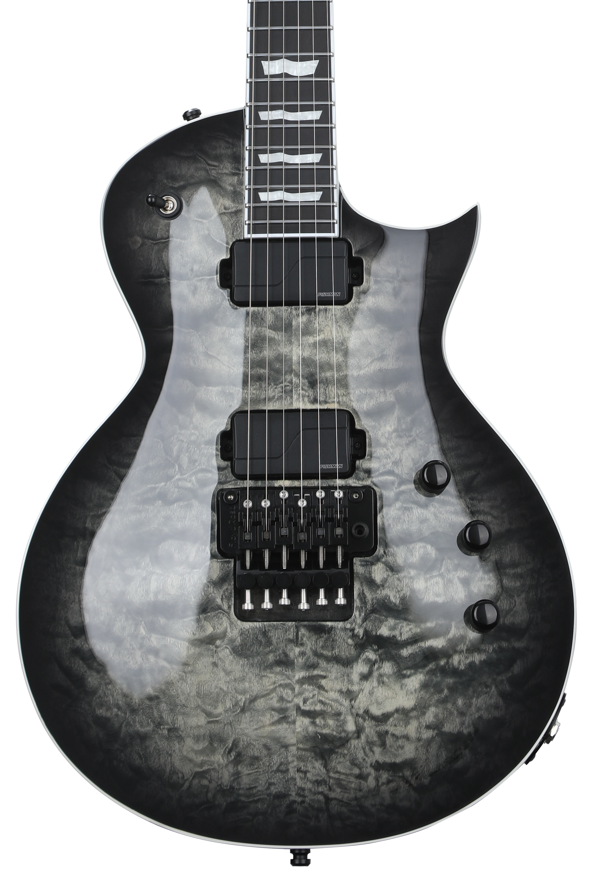 ESP E II Eclipse FR Electric Guitar Charcoal Burst Sweetwater