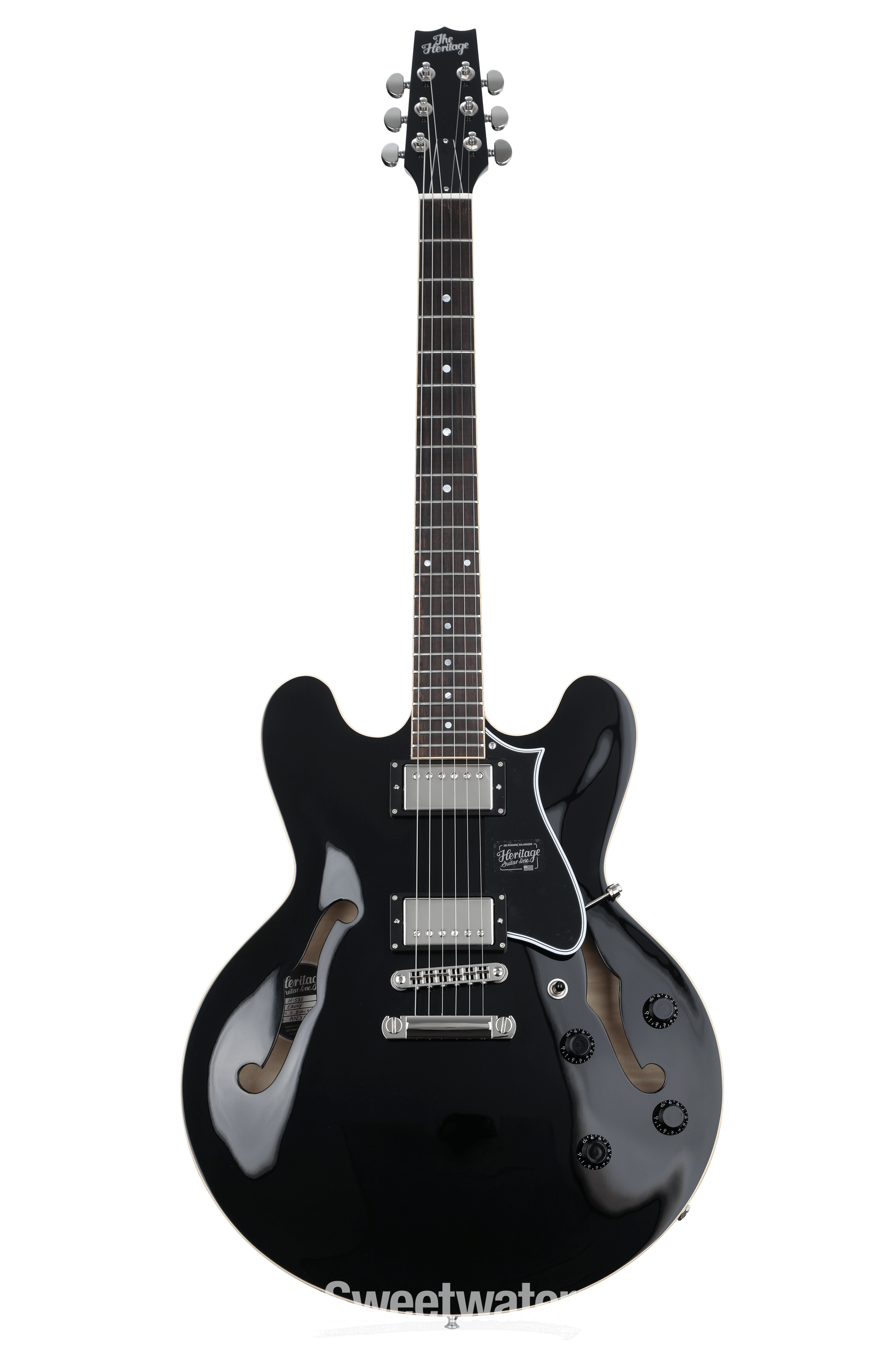 Heritage H-535 Ebony セミアコ USA製 Heritage H-535 - Ebony