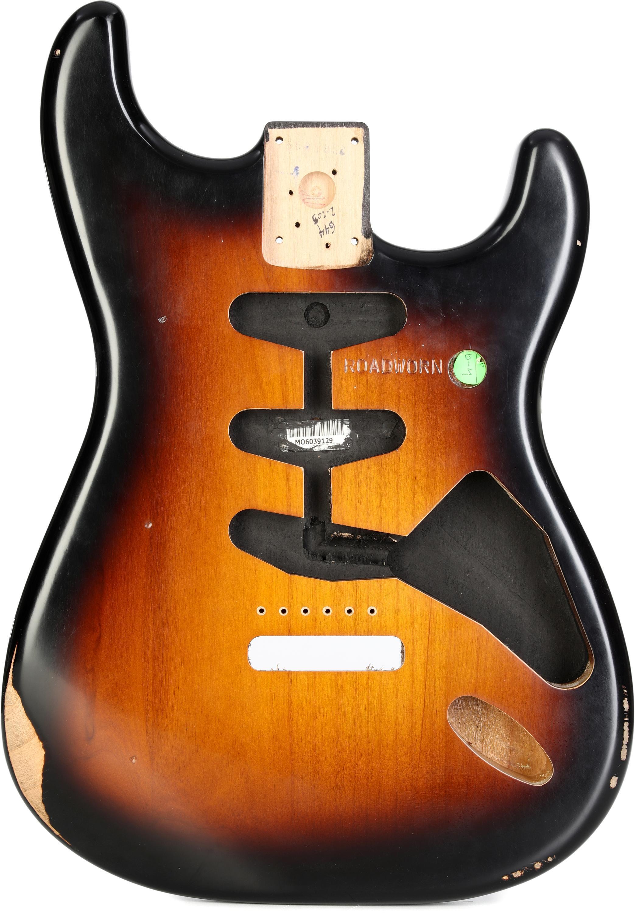 Fender Road Worn '50s Stratocaster Body - 2-tone Sunburst | Sweetwater