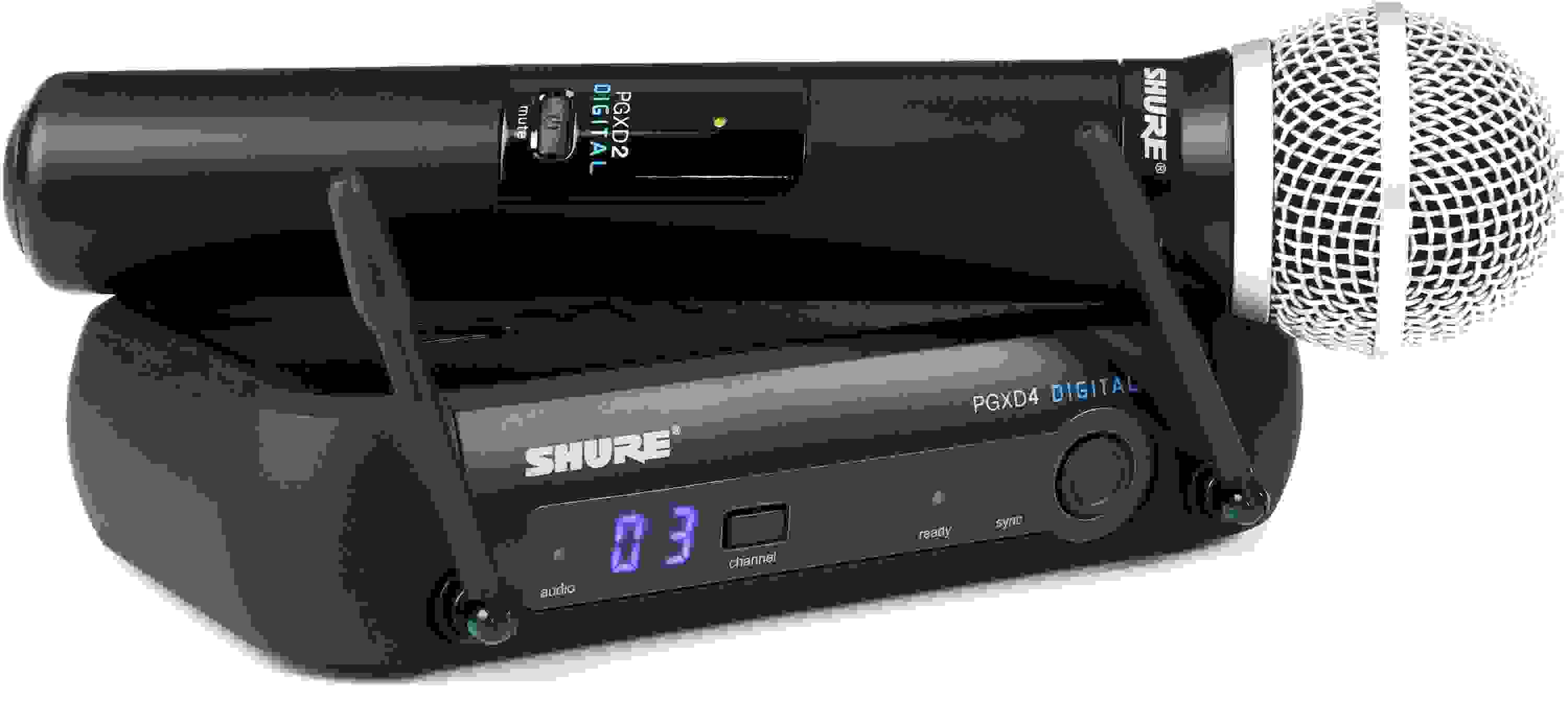 Shure PGXD24/PG58 Digital Wireless Handheld Microphone System | Sweetwater