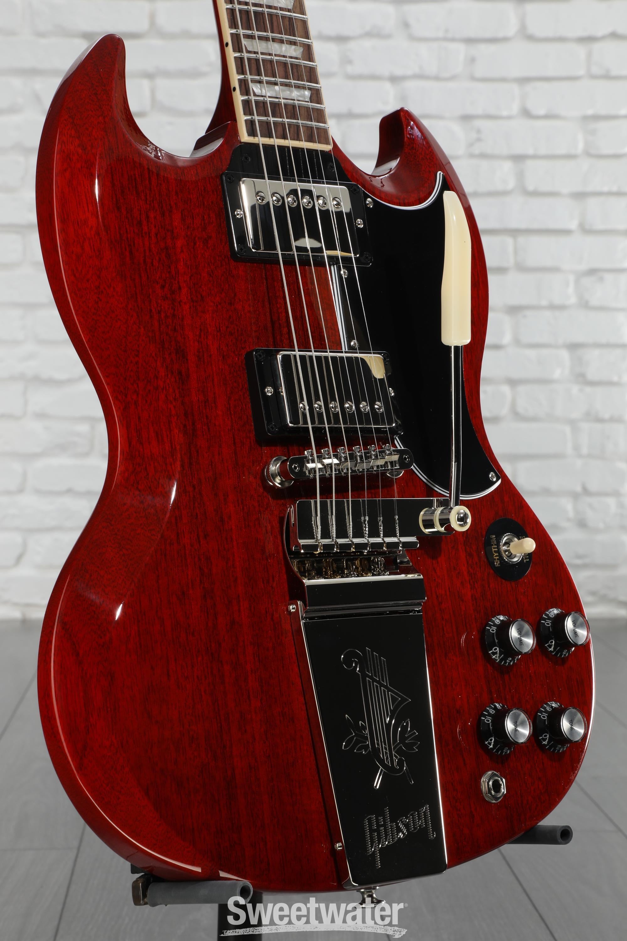 ギター Gibson SG standard 61 maestro vibrola Gibson SG Standard '61 Maestro Vibrola Electric Guitar