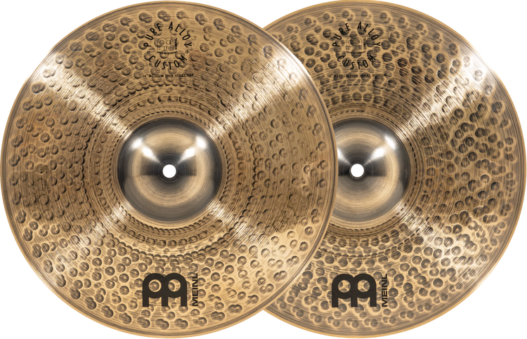 Meinl Cymbals 14 inch Pure Alloy Custom Hi-hat Cymbals