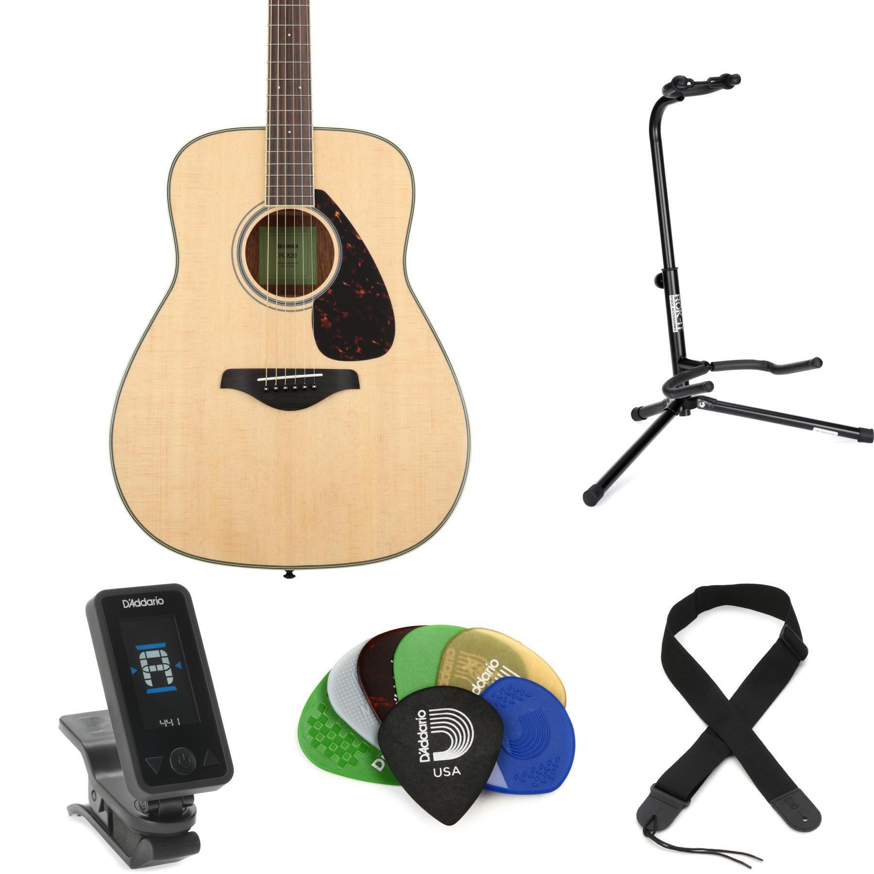 Yamaha FG820 Dreadnought Acoustic Guitar - Natural | Sweetwater