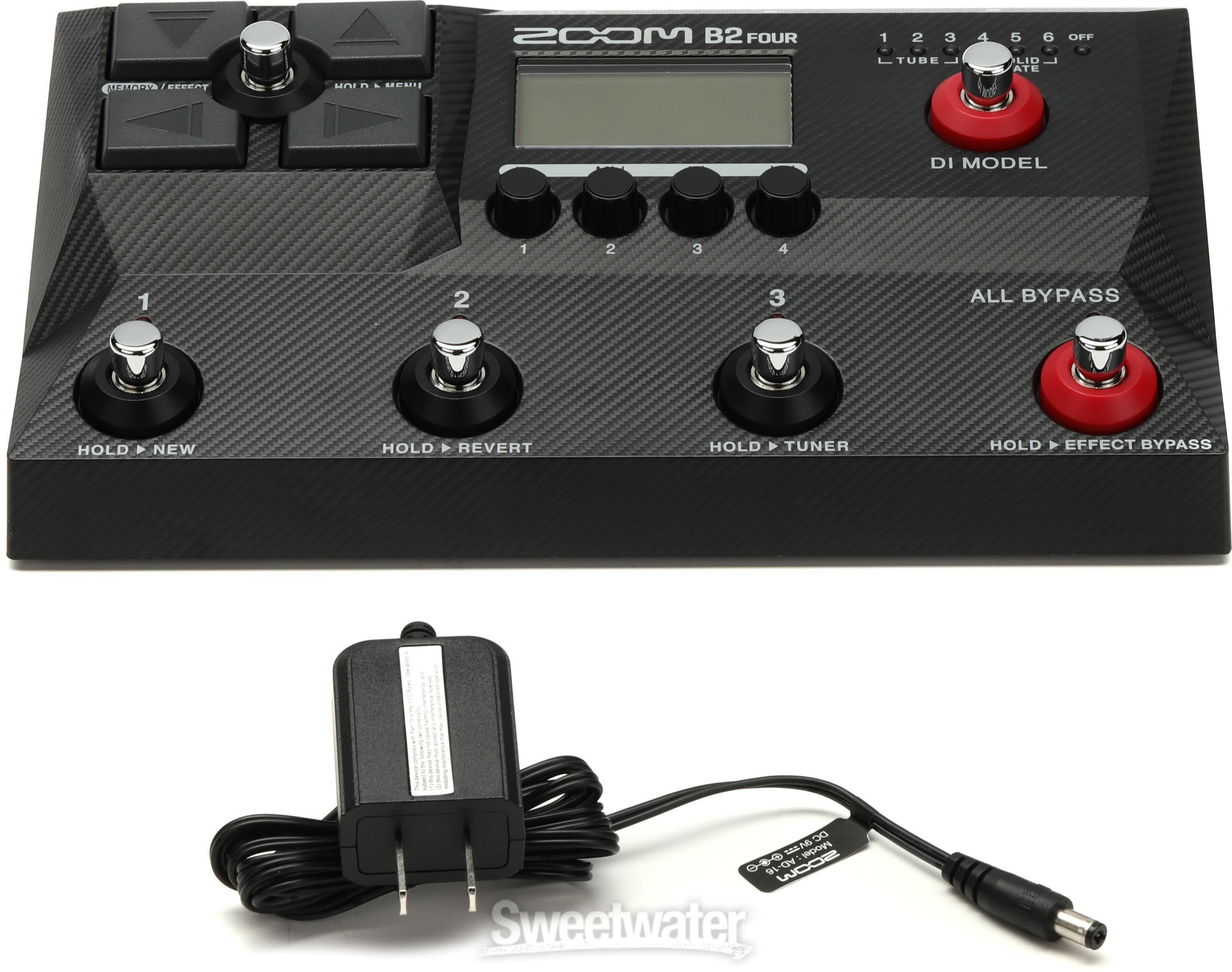 Zoom B2 Four Bass Multi-effects Processor | Sweetwater