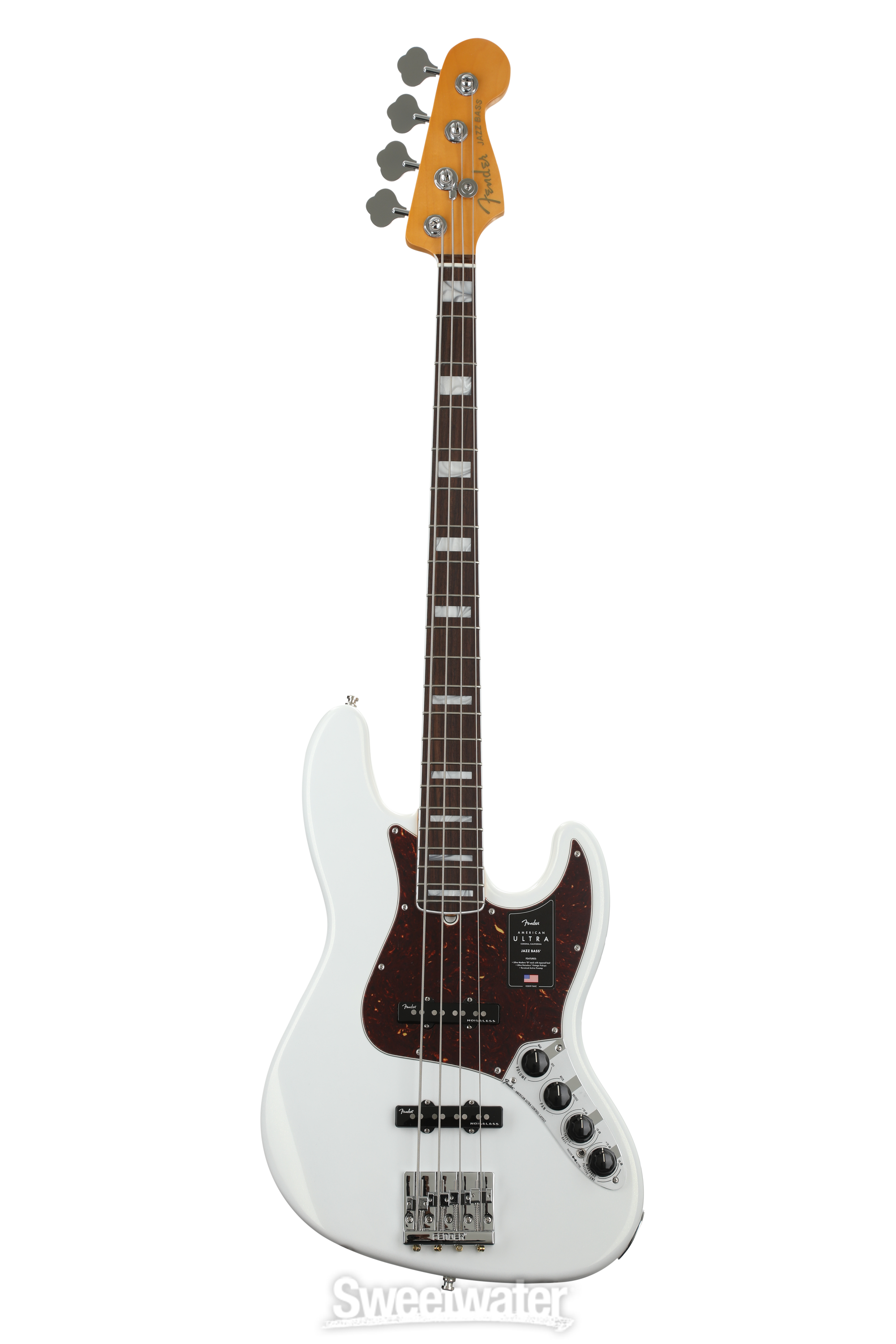 Fender American Ultra Jazz Bass - Arctic Pearl with Rosewood Fender American Ultra Jazz Bass - Arctic Pearl with Rosewood