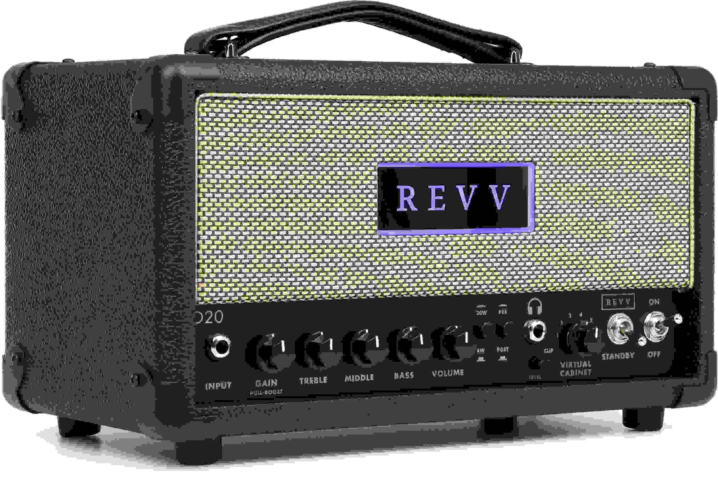 D20 20-/4-watt Tube Head - Black Tolex