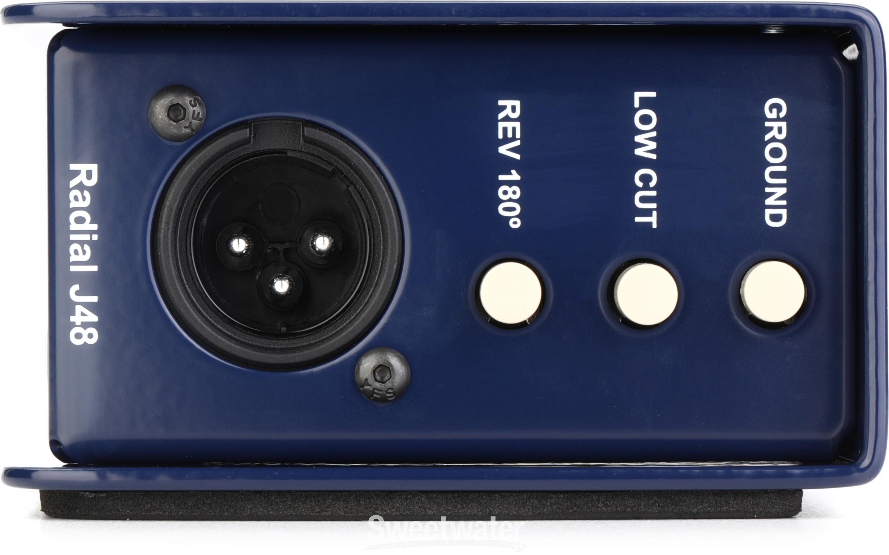 Radial J48 1-channel Active 48v Direct Box | Sweetwater