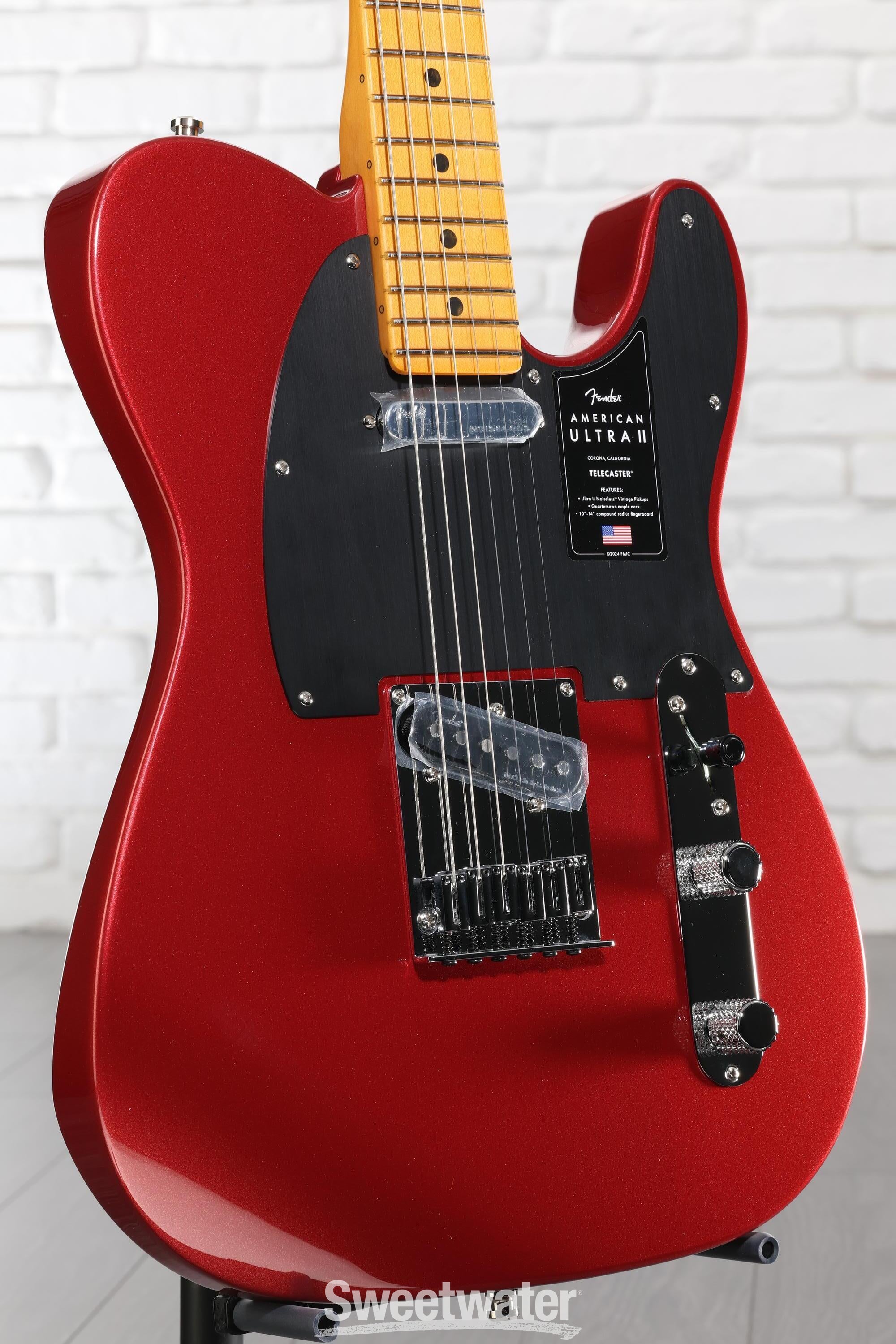 Fender American Ultra II Telecaster Electric Guitar - Sinister Red