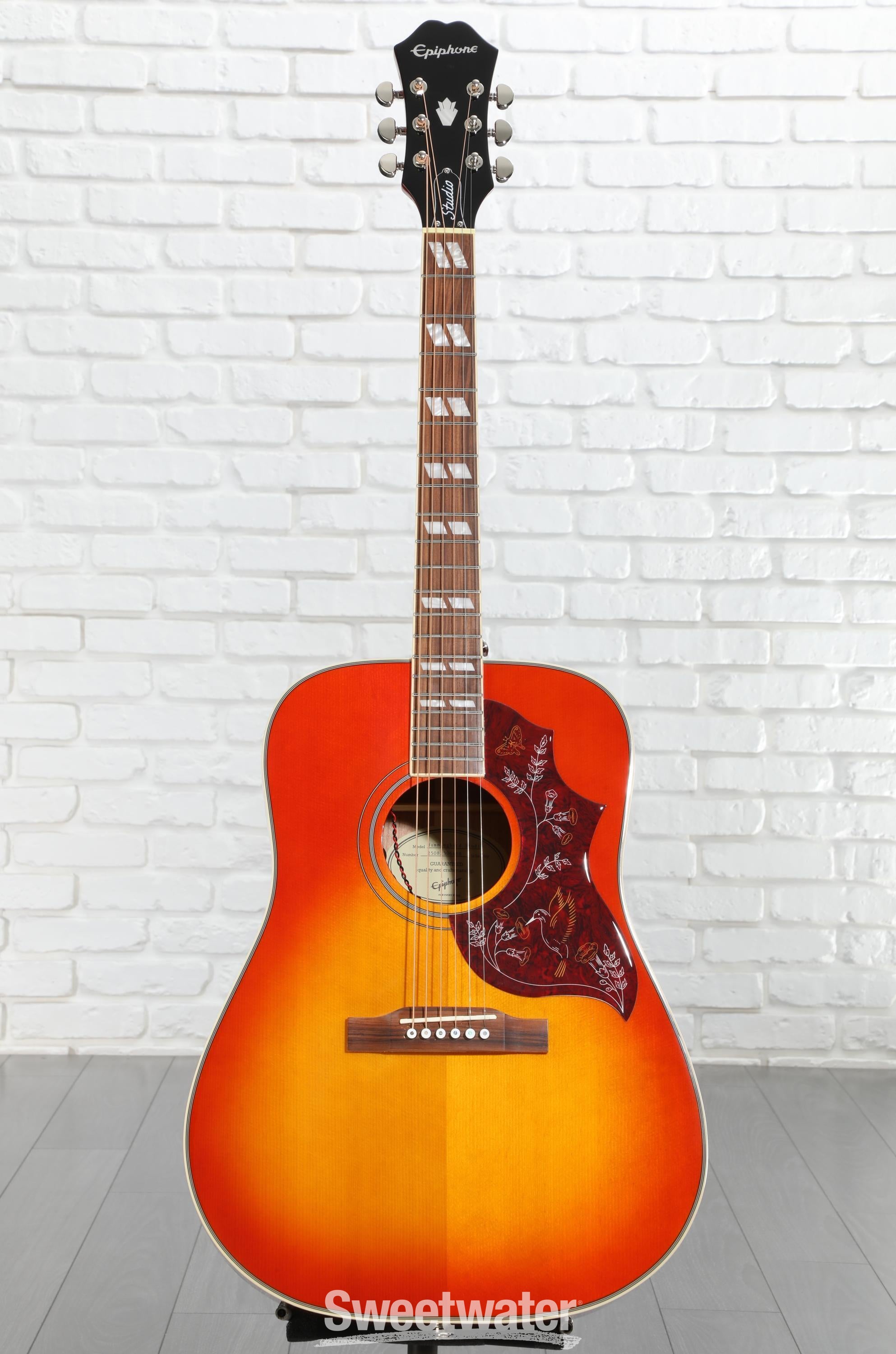 Epiphone Hummingbird Studio Acoustic-Electric Guitar - Faded