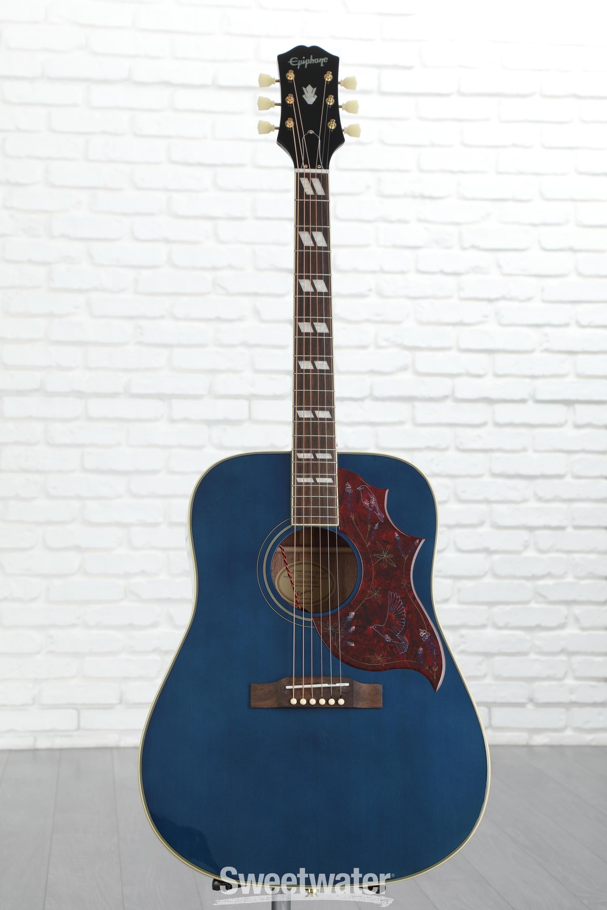 Epiphone Miranda Lambert Bluebird Acoustic-electric Guitar - Blue ...