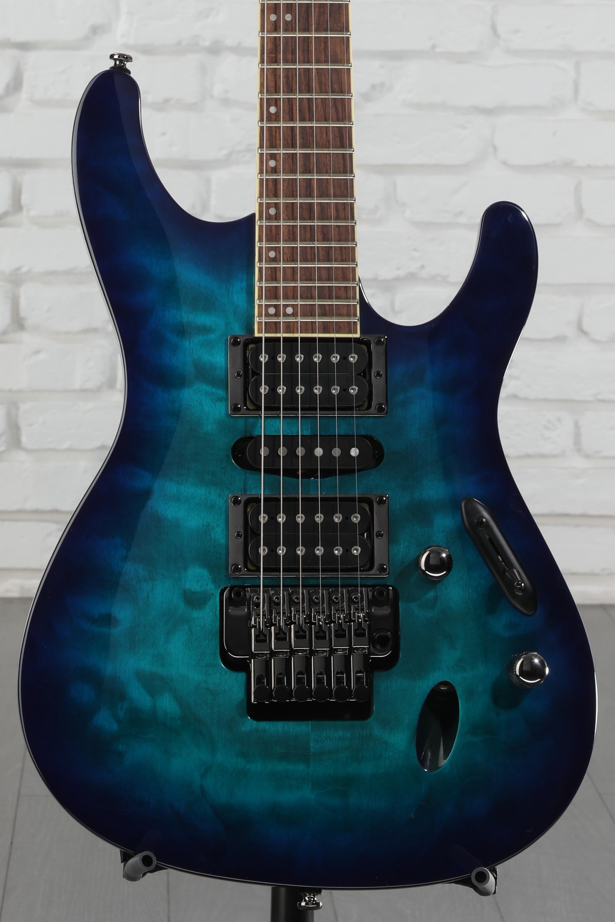 今月中特価！【超軽量】Ibanez S670QM Amazon.com: Ibanez S Series S670QM - Dragon Eye Burst
