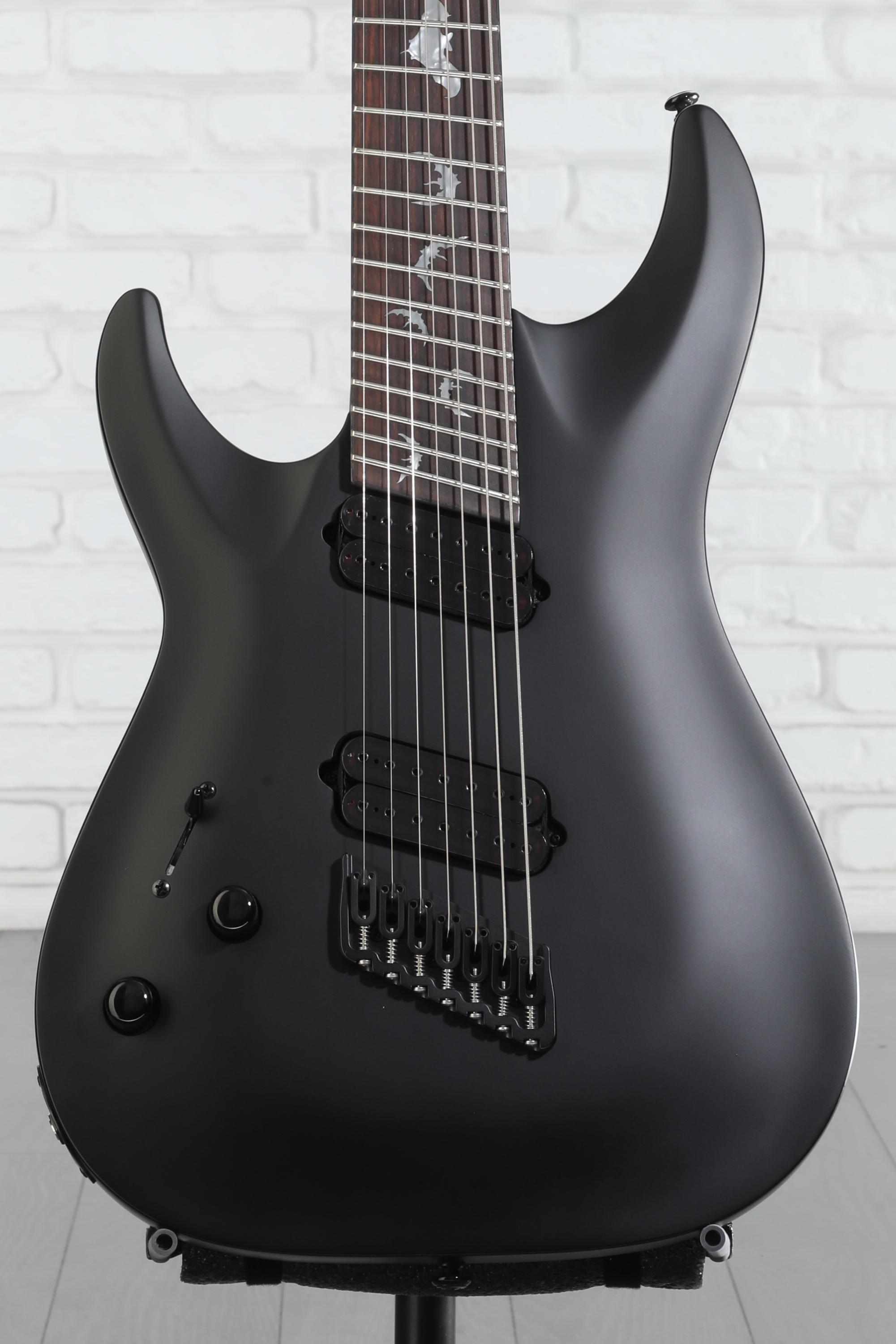 Schecter Damien-7 Multiscale Left-handed 7-string Electric Guitar