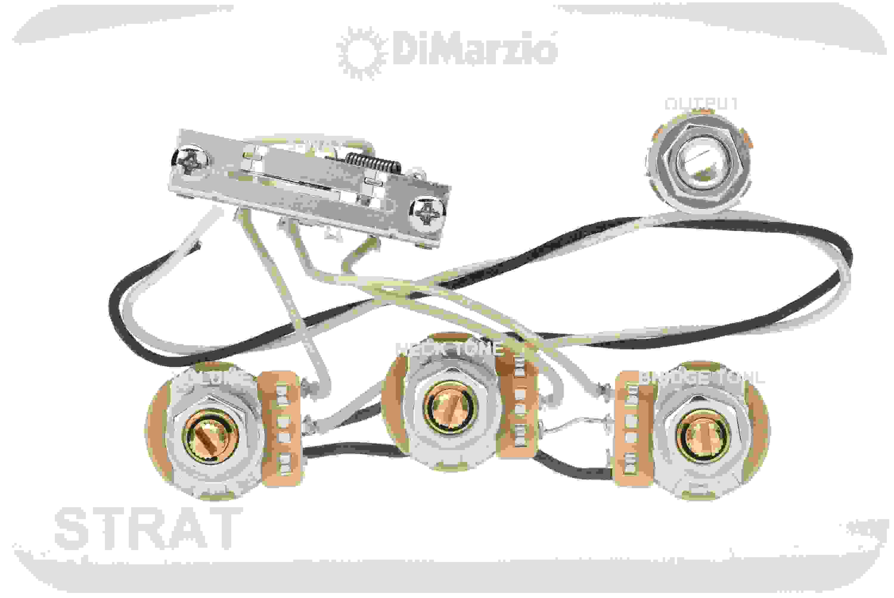 DiMarzio GW2108A5 Stratocaster Wiring Harness Upgrade | Sweetwater