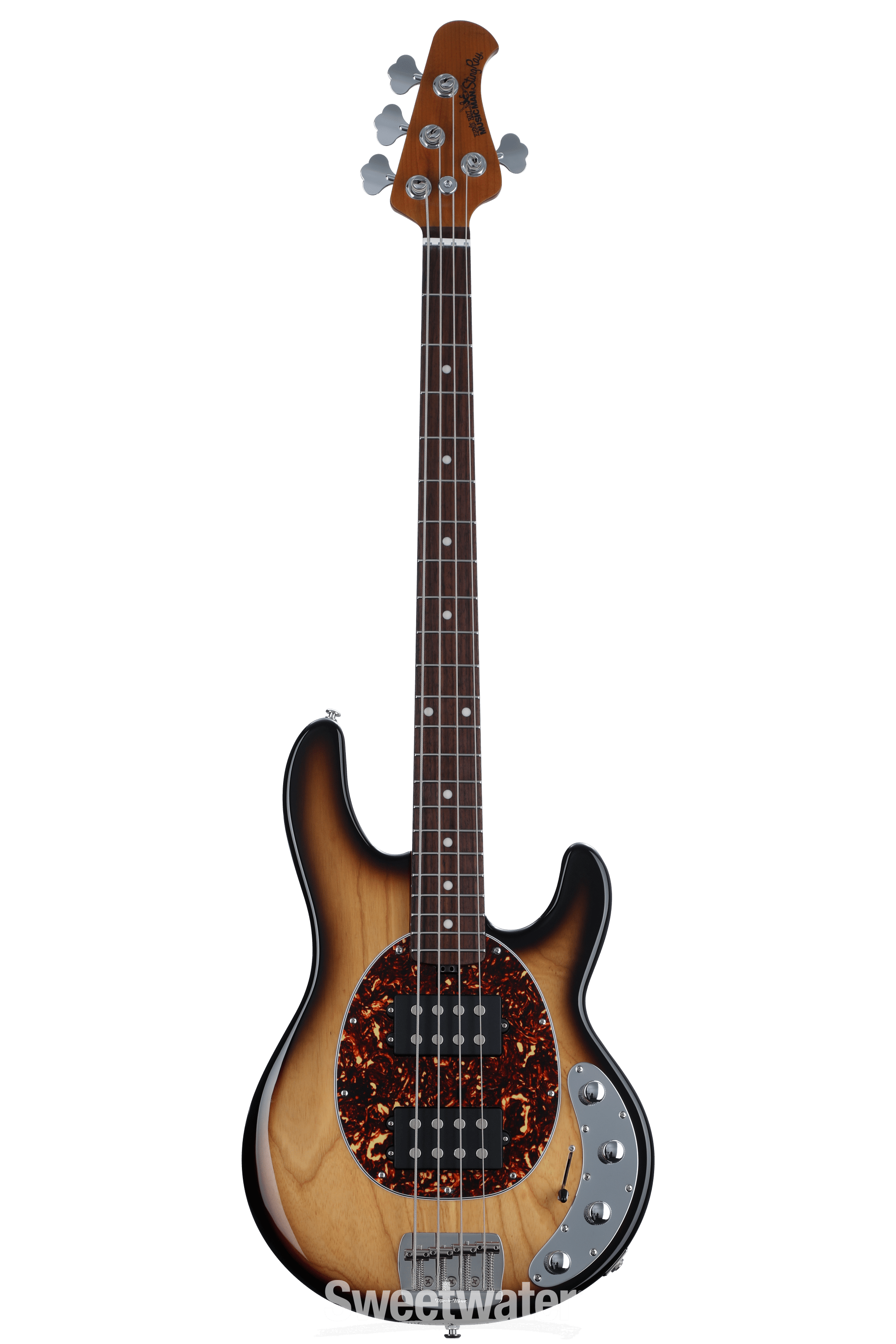 Ernie Ball Music Man StingRay Special HH Bass Guitar - Burnt