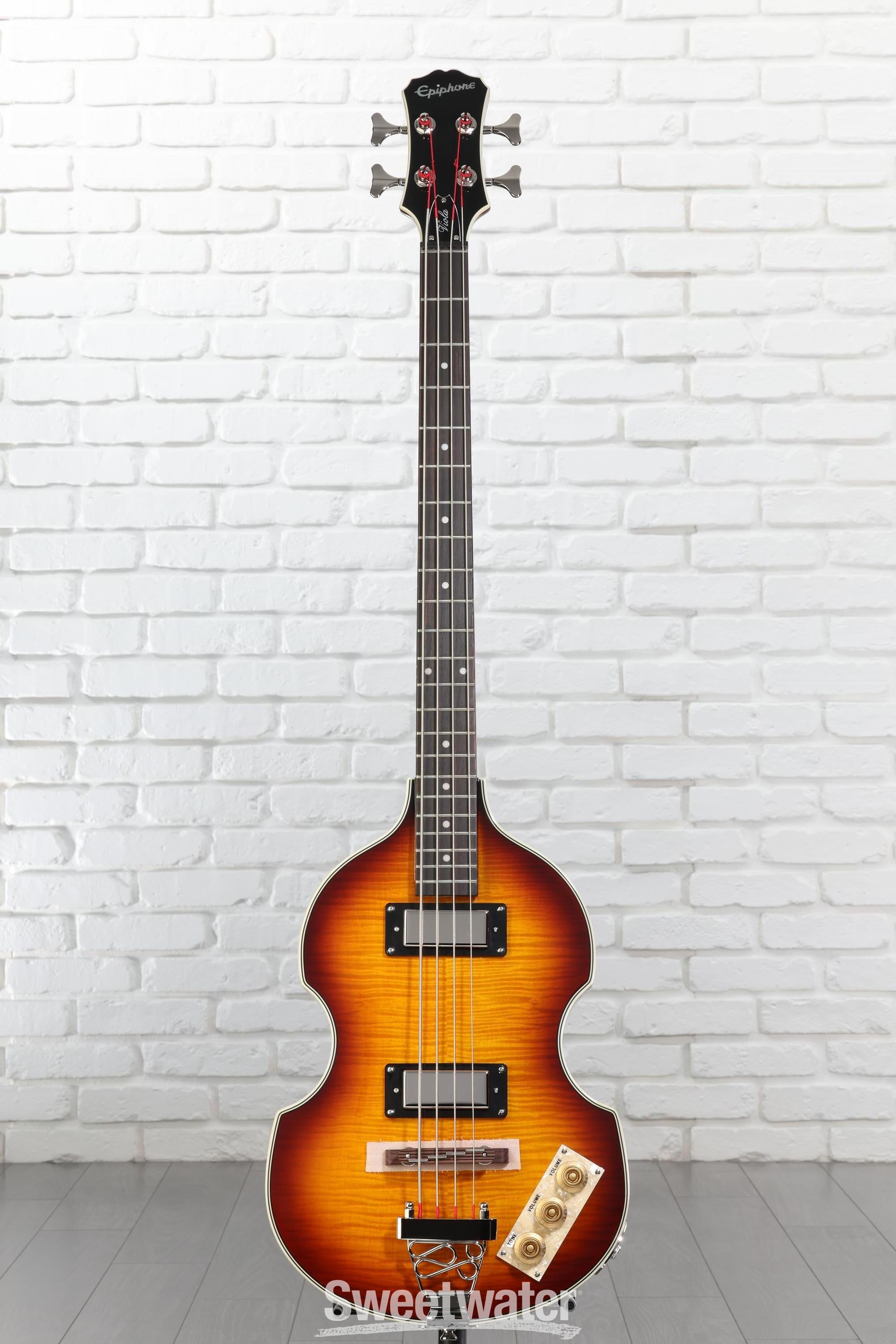 Epiphone Viola Bass - Vintage Sunburst Reviews | Sweetwater