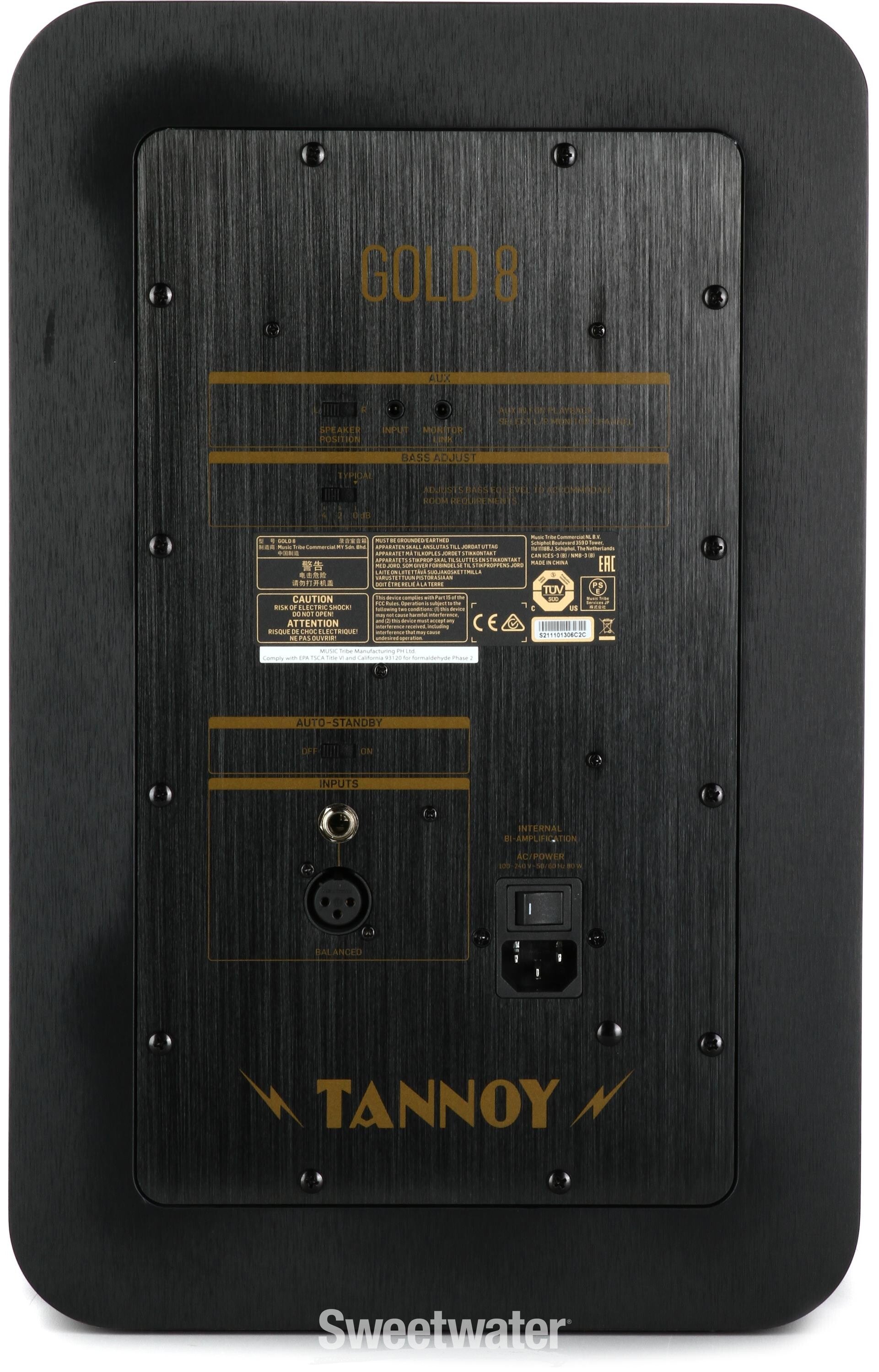 TANNOY GOLD 8 アクティブスピーカーペア品300W+300W Buy Tannoy Gold 8 300-Watt Studio Monitor | Sam Ash Music