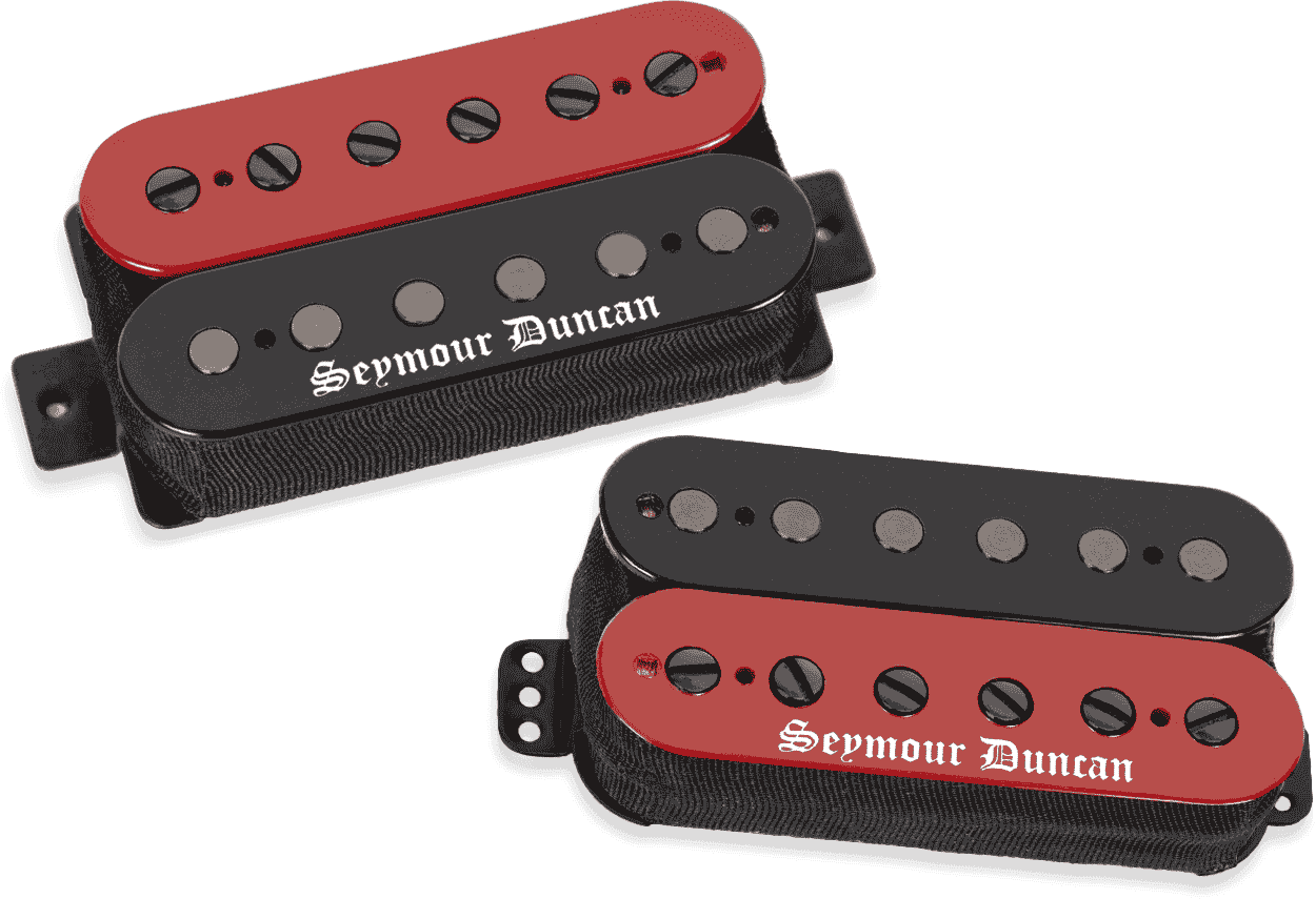 Seymour Duncan Black Winter Trembucker Pickup Set - Red/Black Zebra