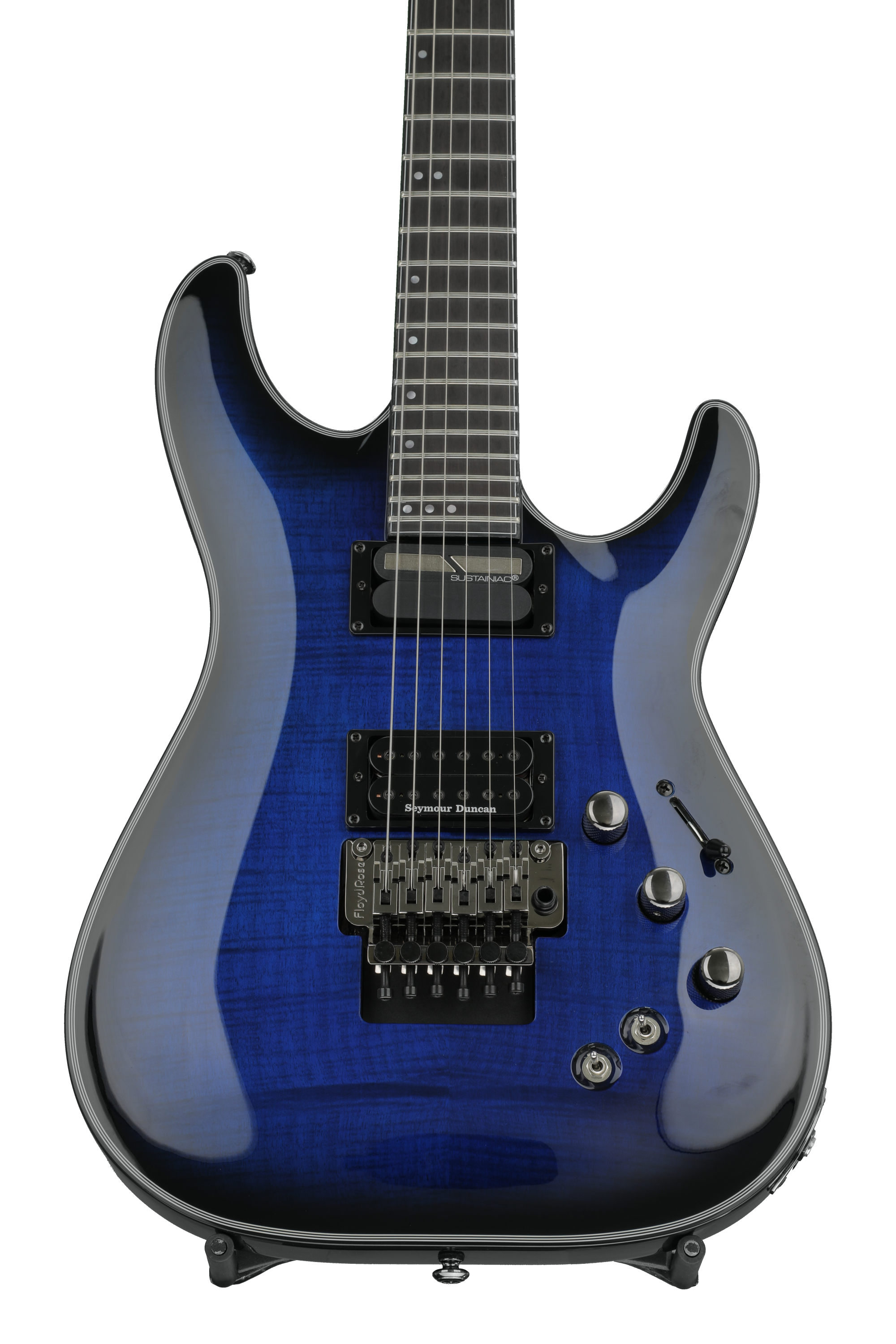 Schecter Blackjack SLS C-1 with Floyd Rose - See Thru Blue Burst
