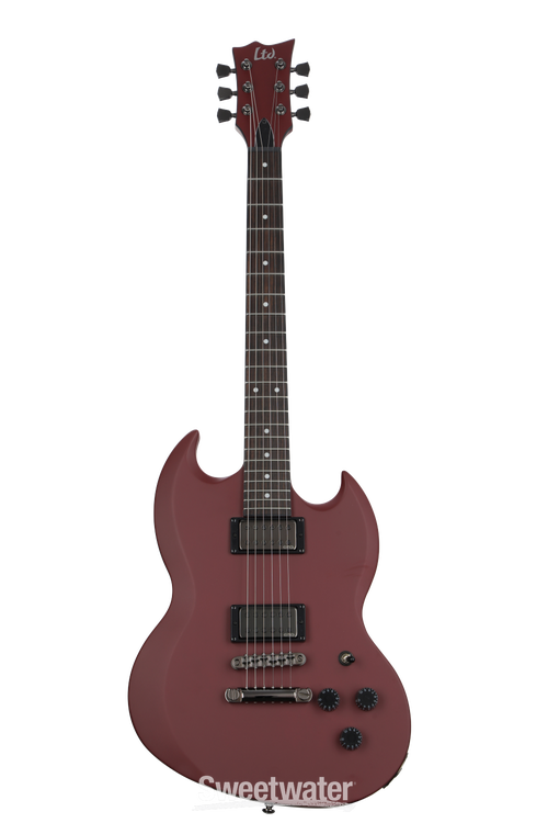 【ESP】スカルンエレキギター ESP Alexi Hexed Electric Guitar - Purple Fade | Sweetwater