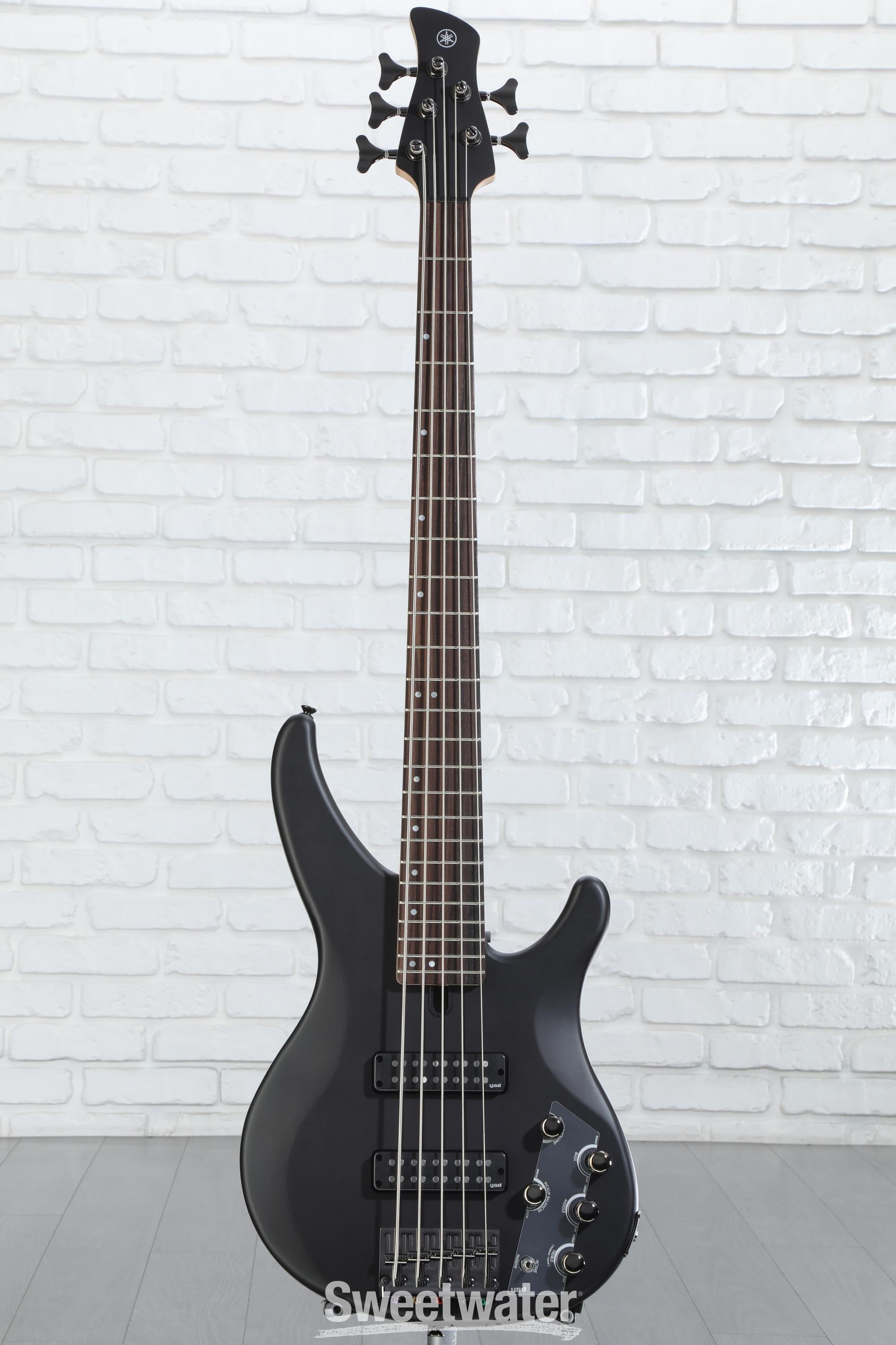 Yamaha TRBX505 Bass Guitar - Translucent Black | Sweetwater