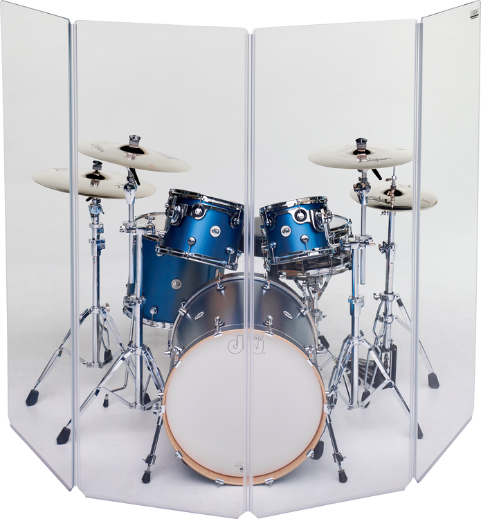 ClearSonic A2466x4 Acrylic Drum Shield - 4 Panels, 5.5-foot Height