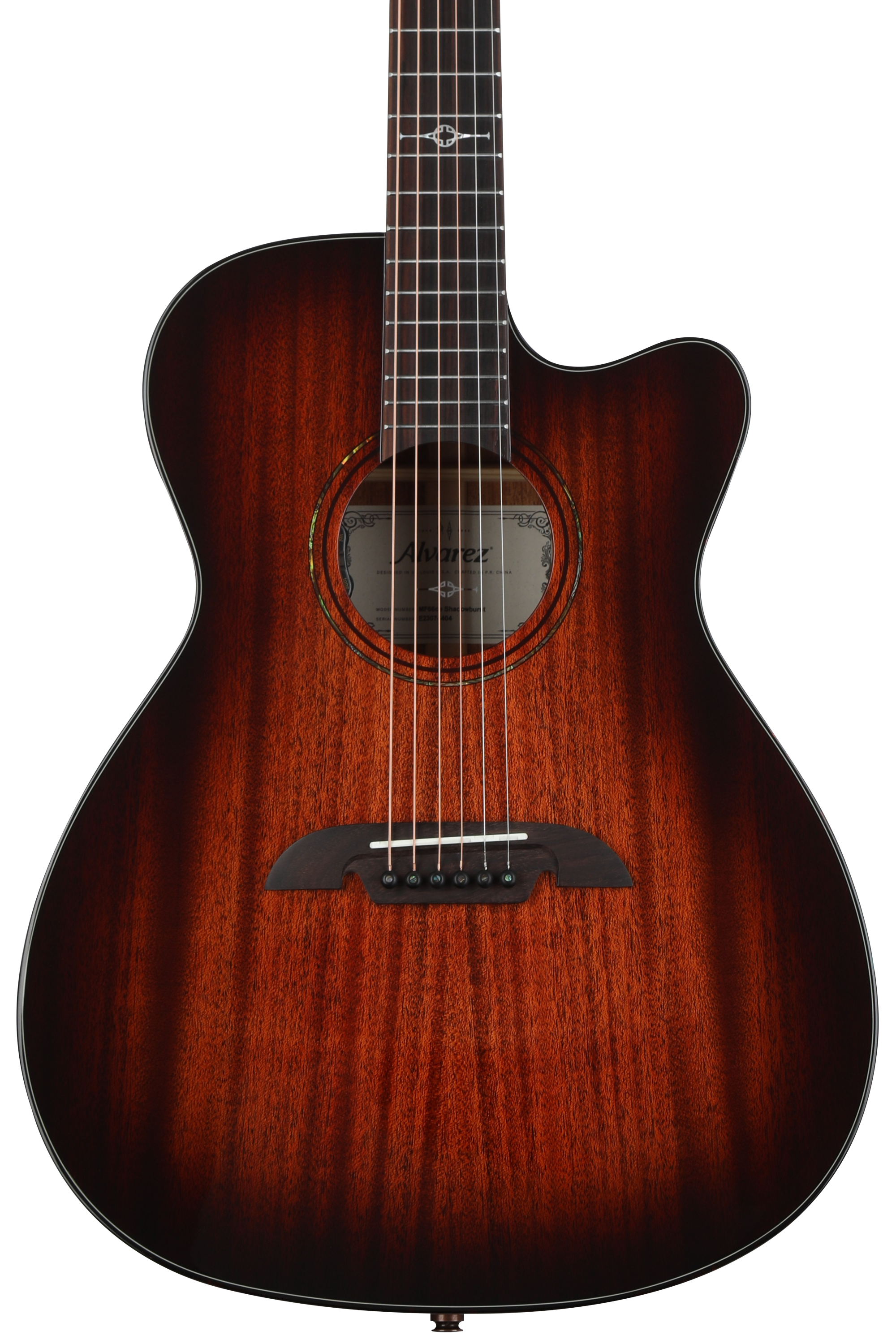 Alvarez MF66ce Shadowburst Masterworks Series Acoustic