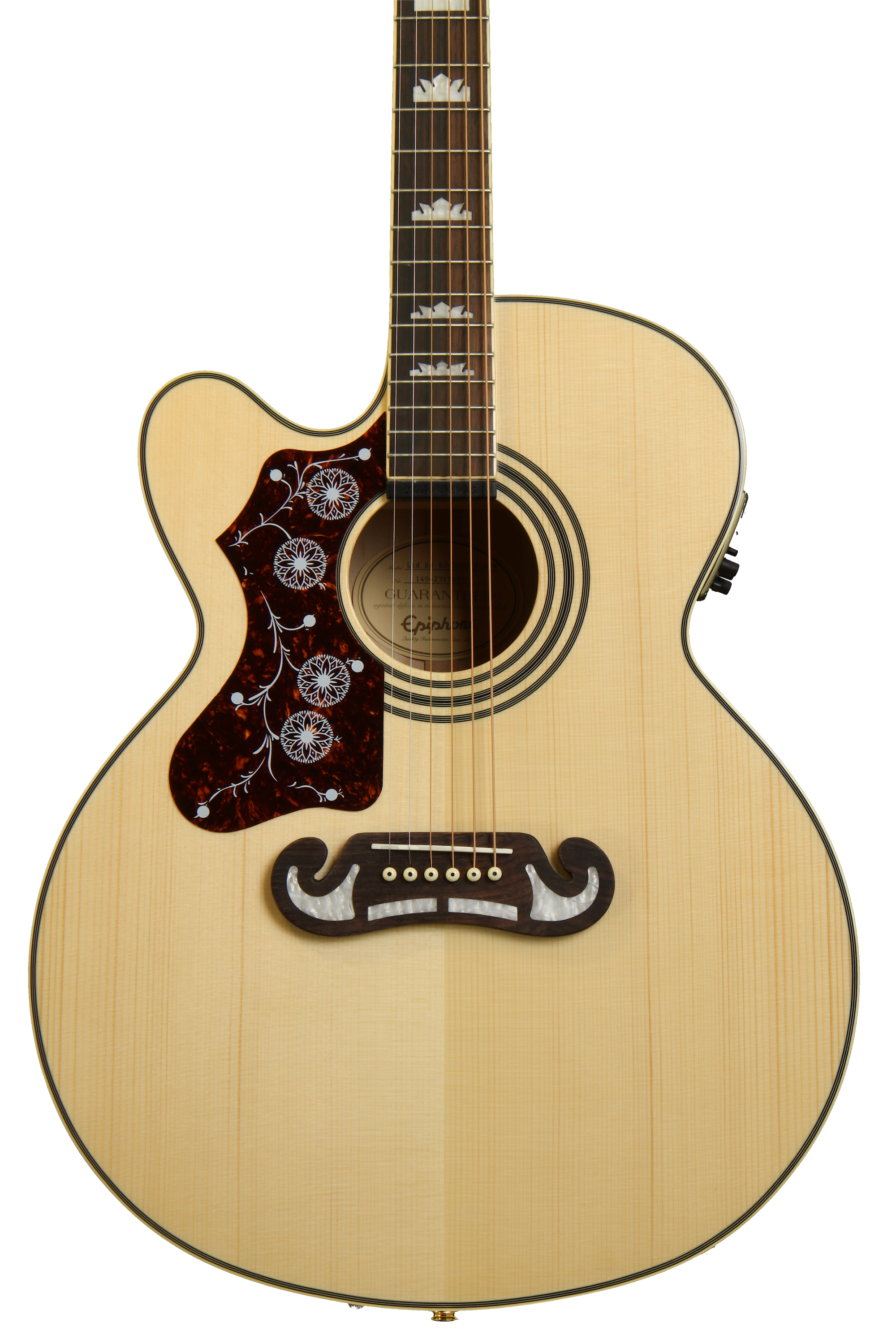Epiphone Limited Edition EJ-200SCE Left Handed - Natural | Sweetwater