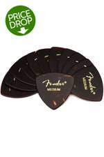 Photo of Fender 346 Shape Classic Celluloid Picks - Medium Tortoise Shell 12-pack