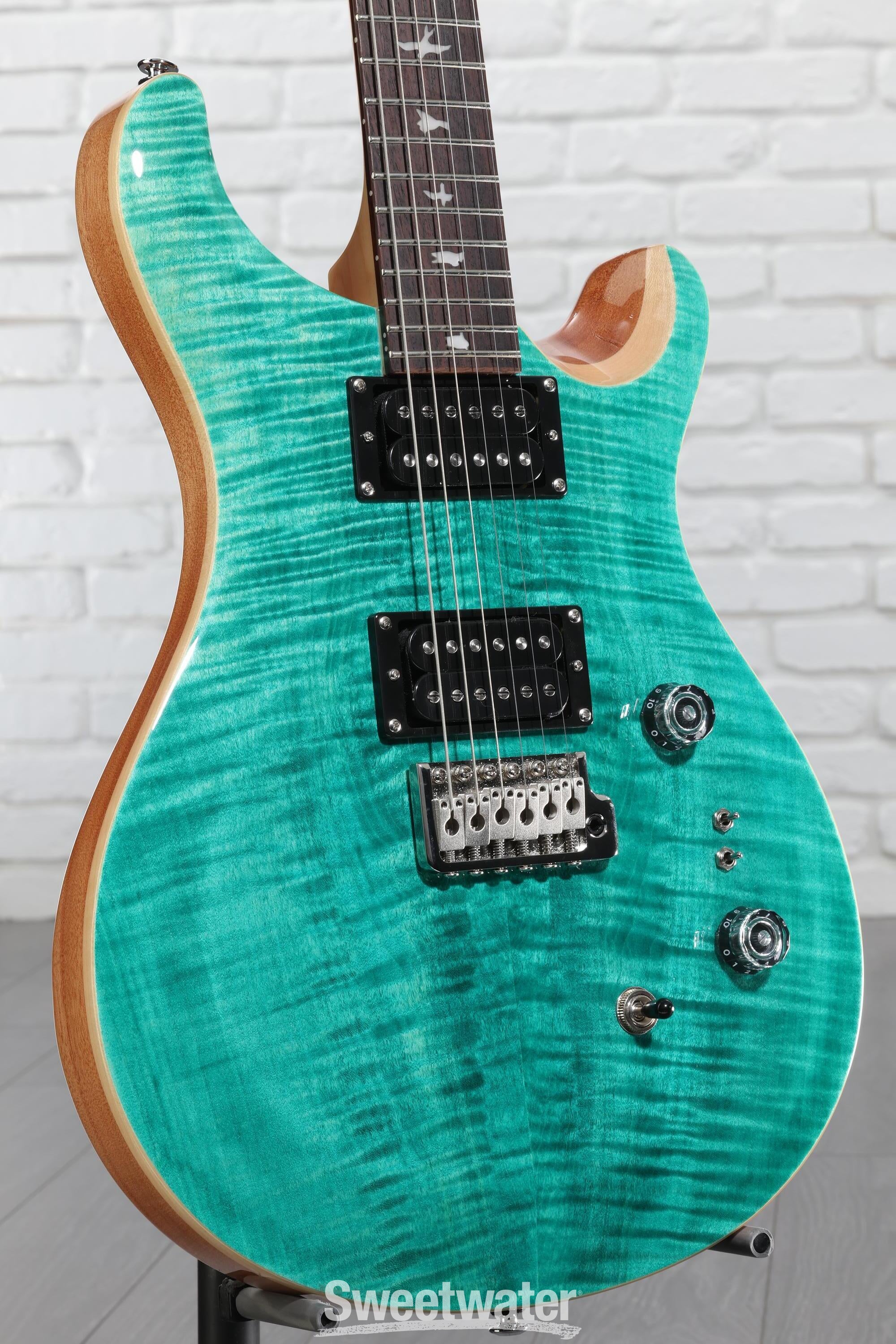 PRS SE Custom 24-08 Electric Guitar - Turquoise | Sweetwater