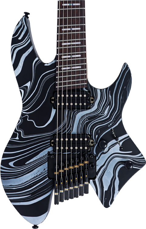 Sire Larry Carlton X6 Headless 7-string Electric Guitar - Black