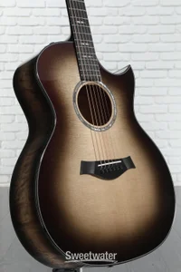 Taylor 2025 Catch Custom #26 C14ce Grand Auditorium Acoustic-electric Guitar - Cranberry Silver Supernova